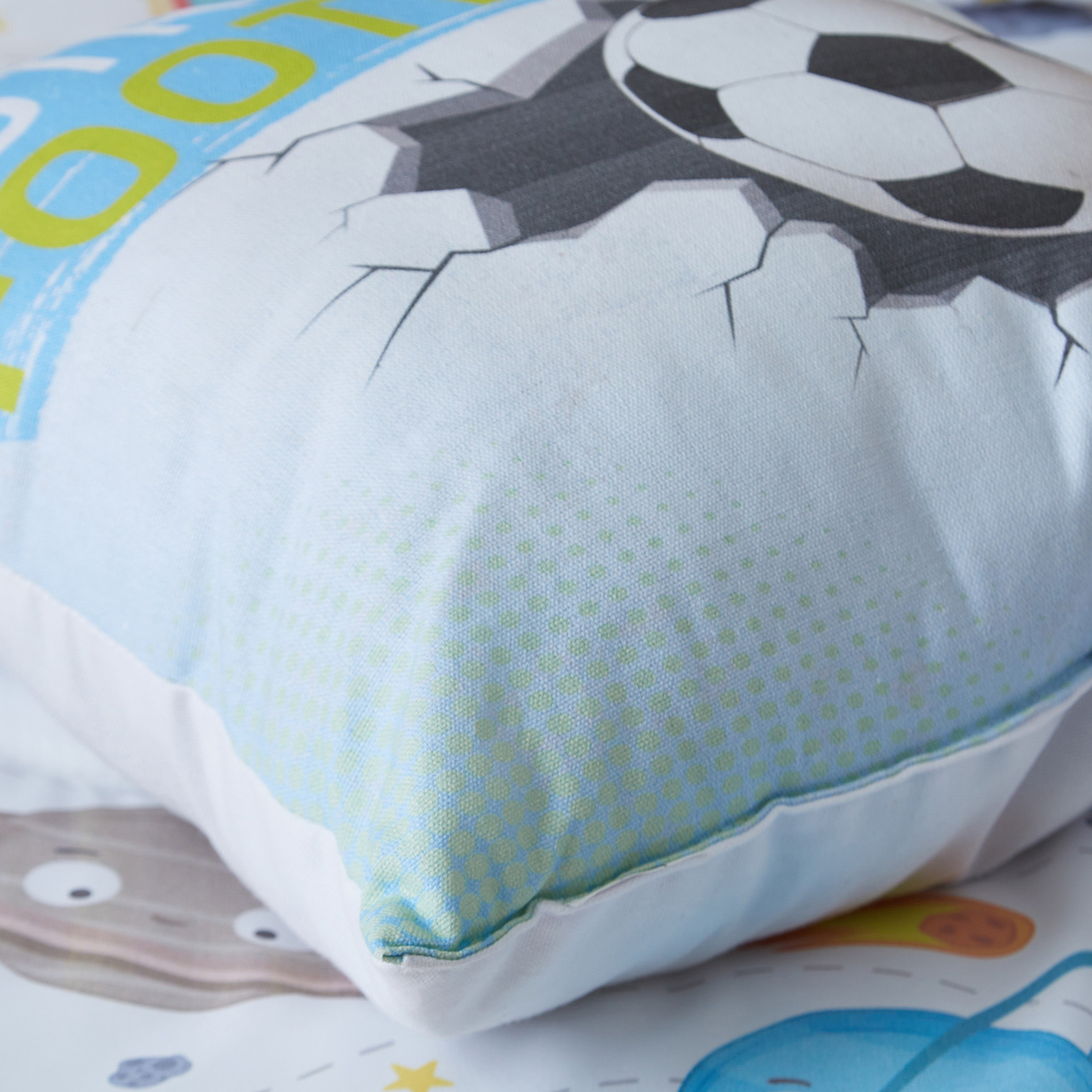 Modish Football Digital Printed Cushion - 40x40 cm-hbxhomeware-hbxkidsandyouth-image-2