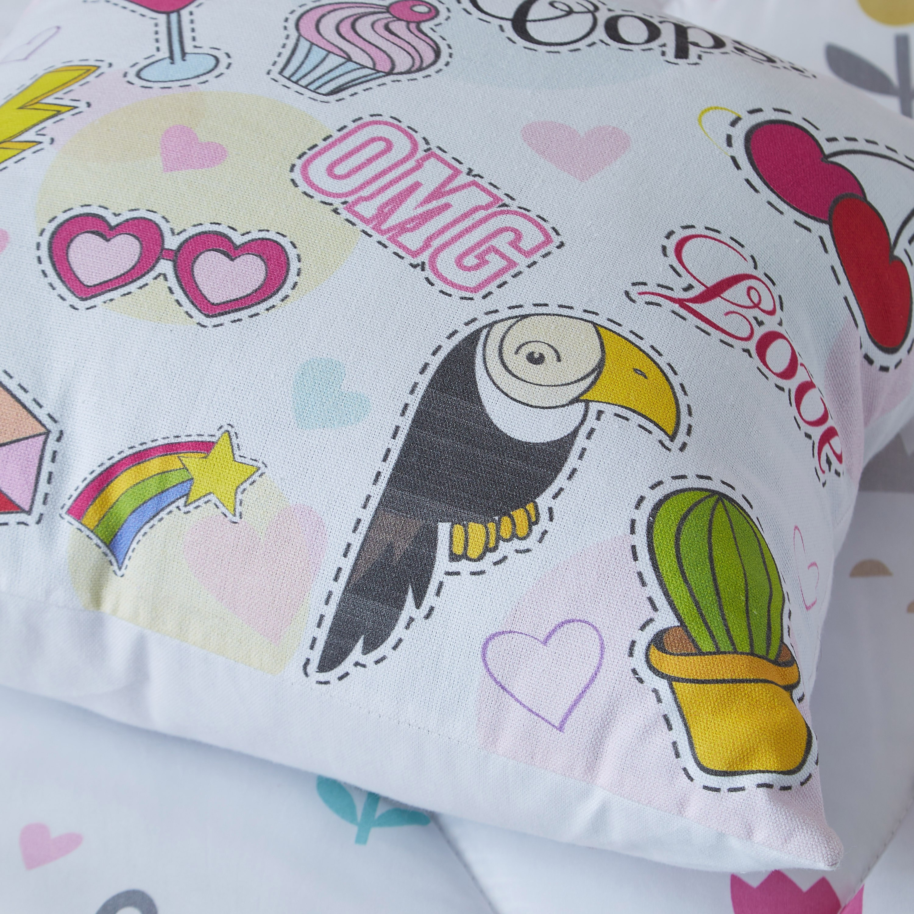 وسادة بطبعات رقميّة تروبيكال من موديش- 40x40 سم-hbxhomeware-hbxkidsandyouth-image-2