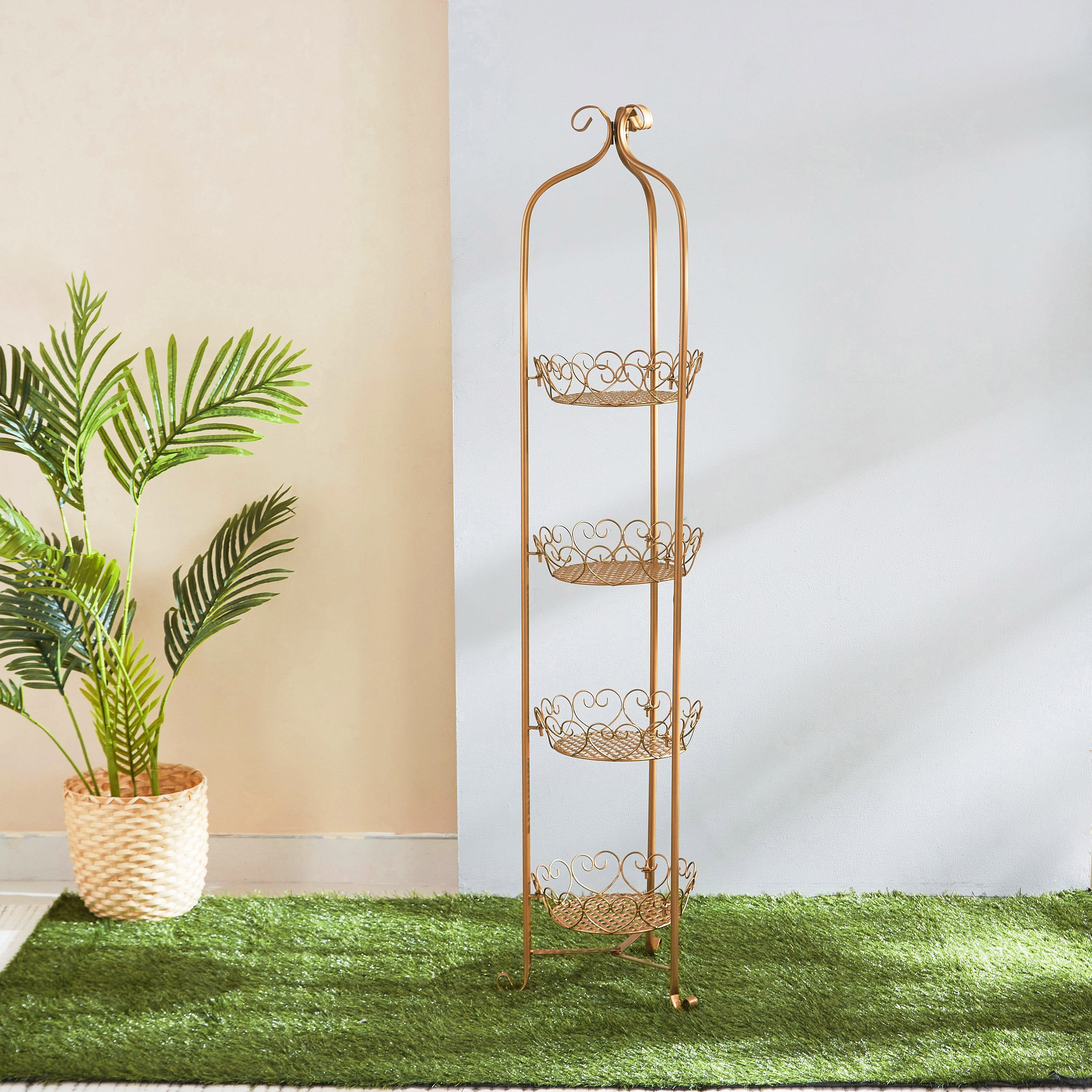 Vista Metal 4-Tier Planter Stand - 36x36x150 cm-PROMO_HB_AE_B1G1_250925-image-1