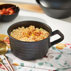 Classic Soupy Noodles Bowl with Handle - 13 cm