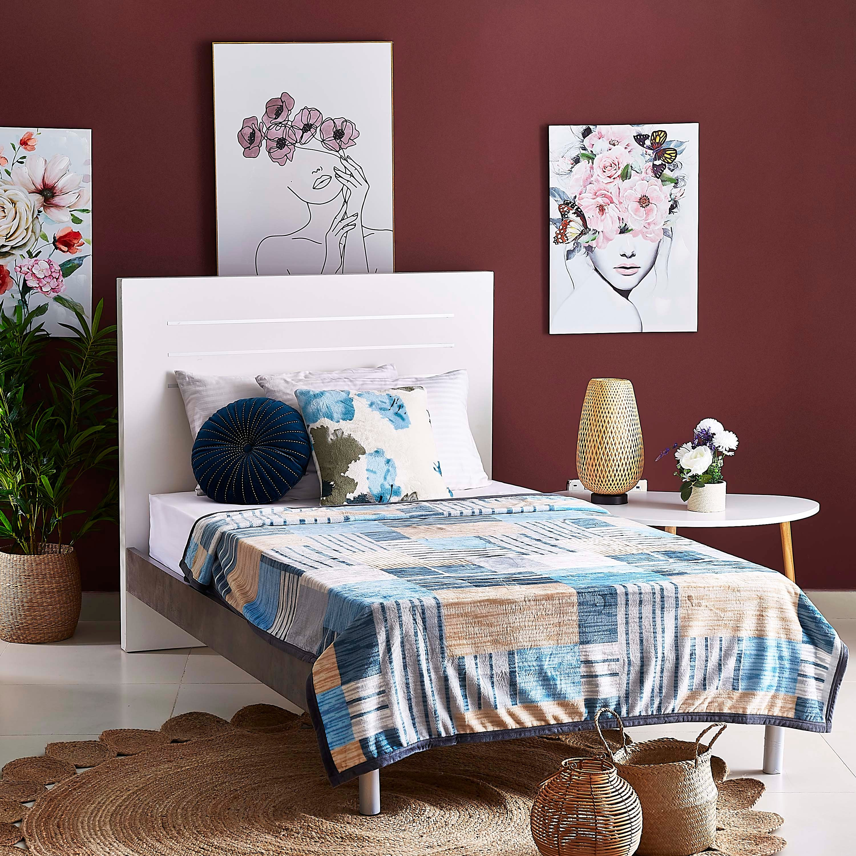 بطانية مايكروفايبر فلانيل كينج بطبعات من ديلان - 220x240 سم-hbxhomeware-hbxbedroom-image-4