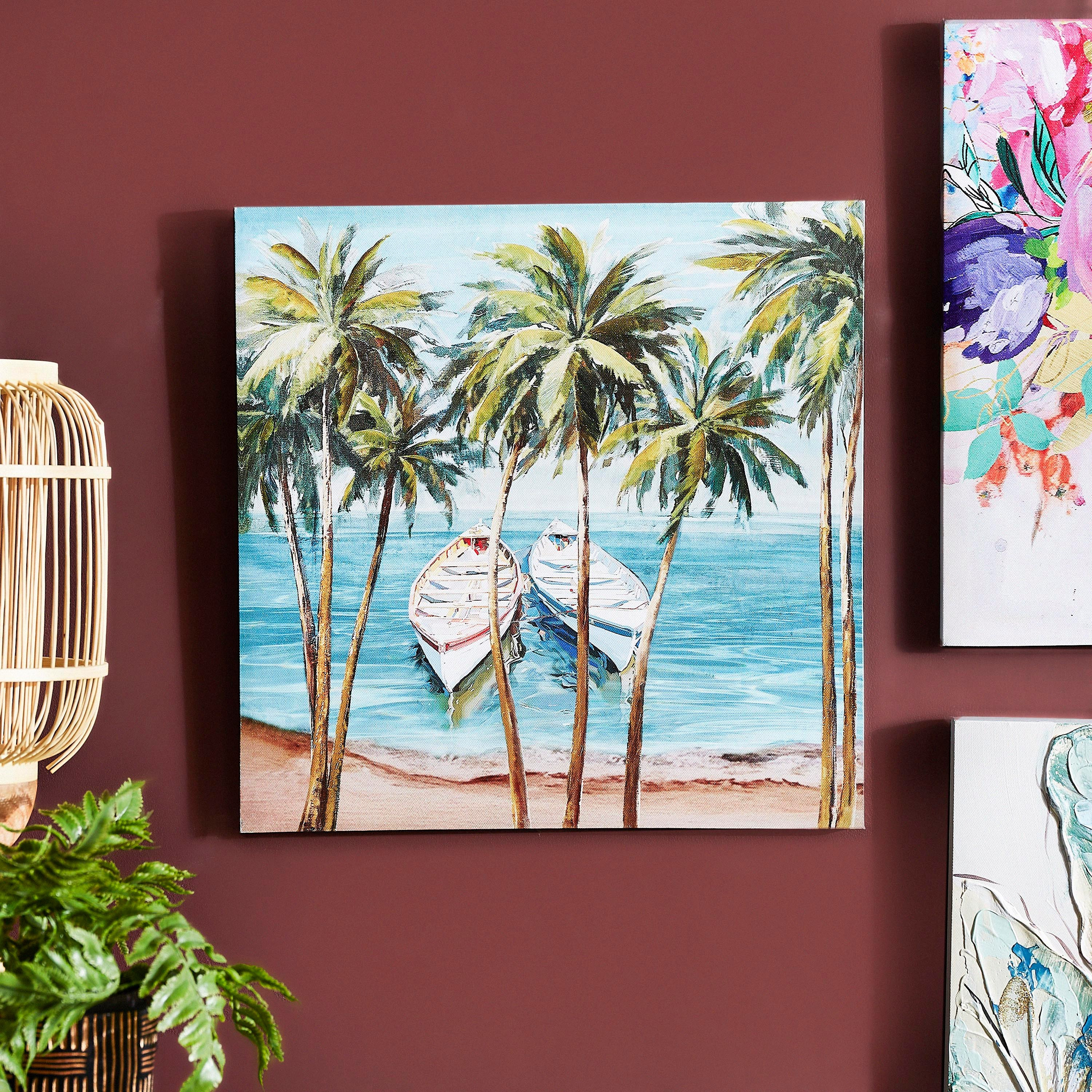 برواز صورة قوارب وشاطئ كانفاس من إلمر-hbxhomeware-hbxdecorandfurnishings-image-1