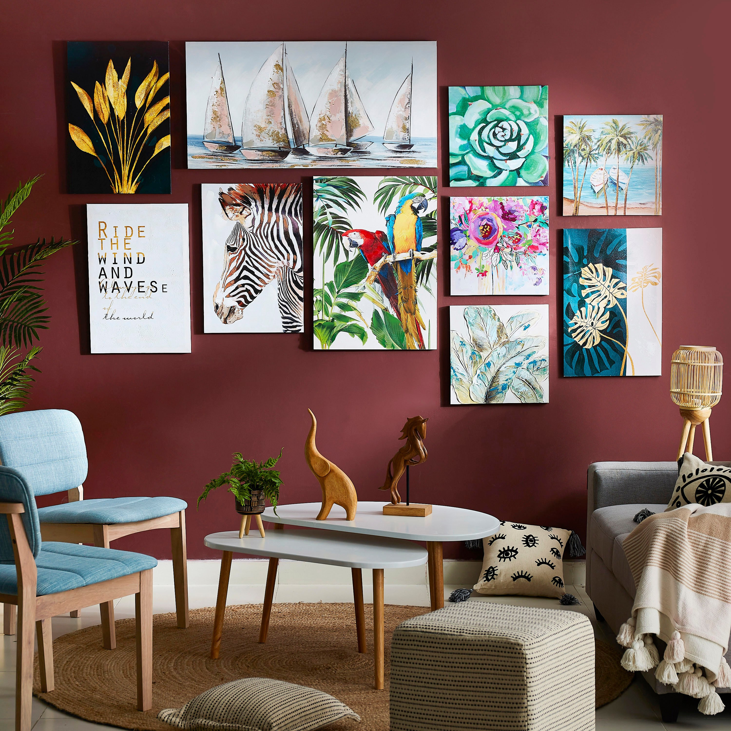 برواز صورة قوارب وشاطئ كانفاس من إلمر-hbxhomeware-hbxdecorandfurnishings-image-4