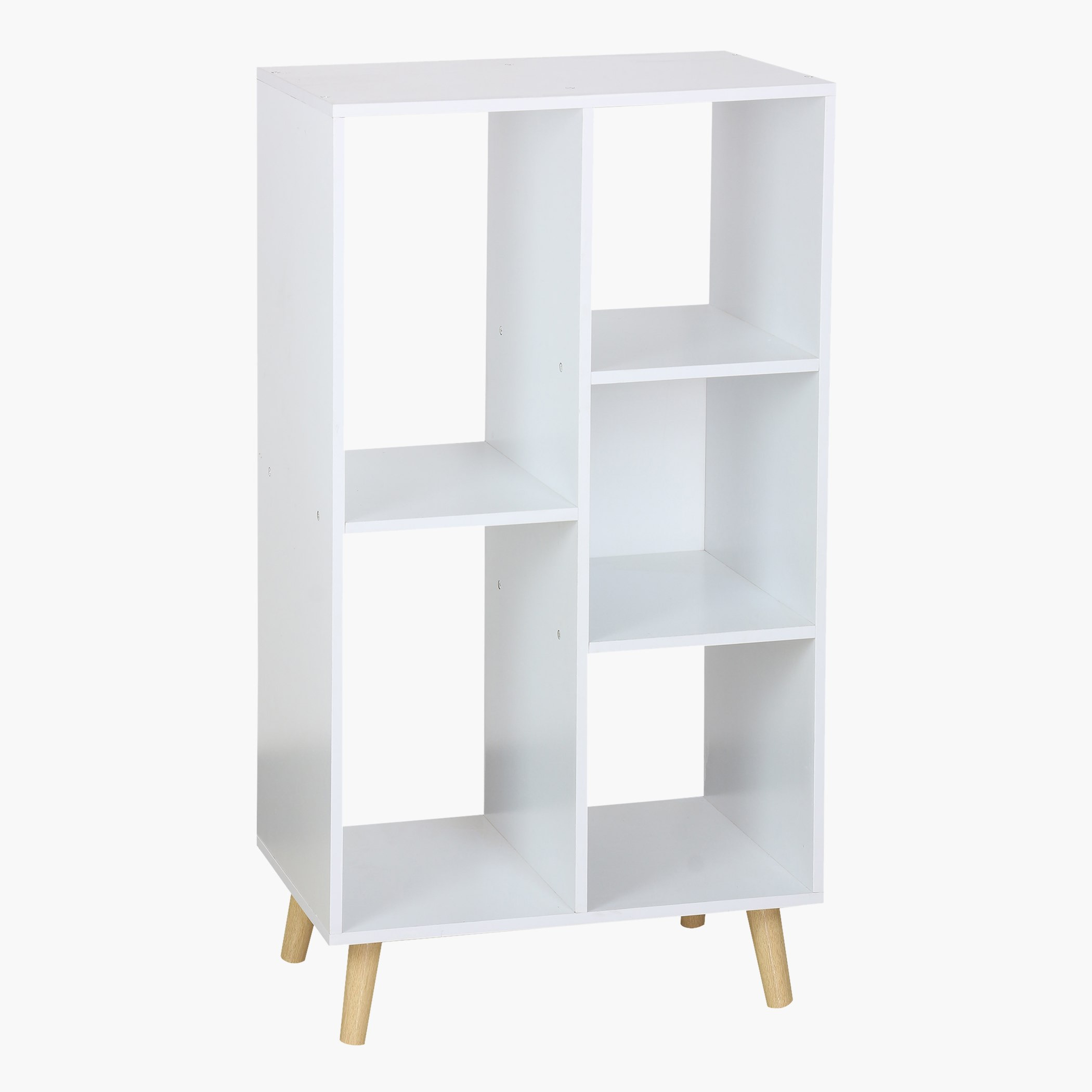 Lean Bookcase with 5 Shelves-hbxfurniture-office-bookcases-image-1