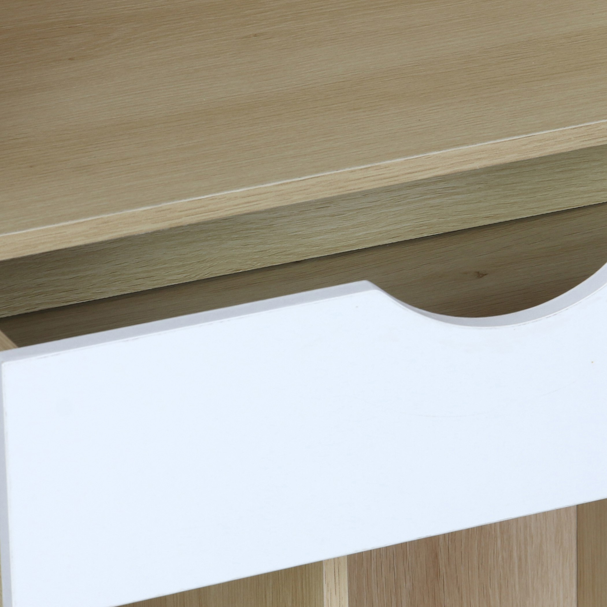 خزانة كتب ودرج و4 أرفف من لين-hbxfurniture-office-bookcases-image-3