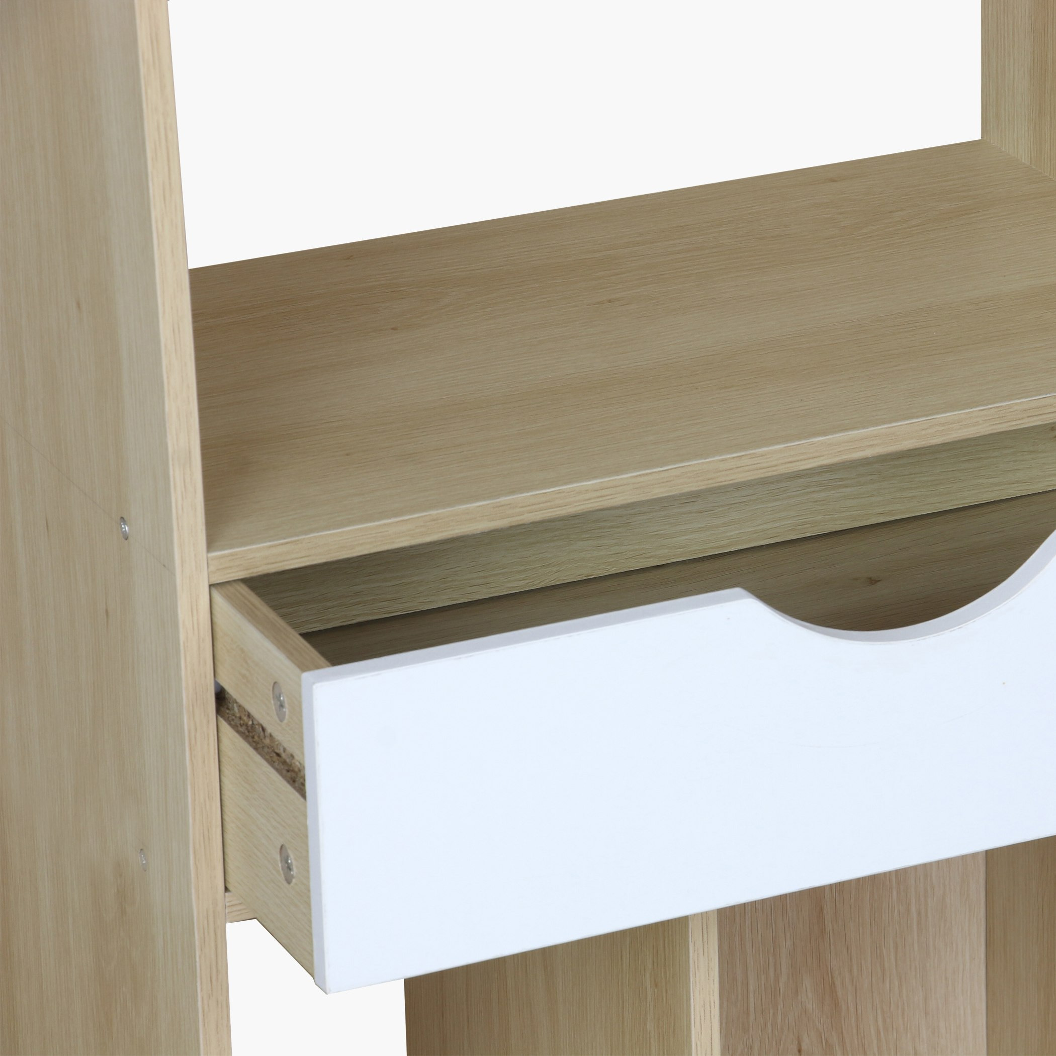 خزانة كتب كبيرة بدرج واحد و 5 أرفف من لين-hbxfurniture-office-bookcases-image-3