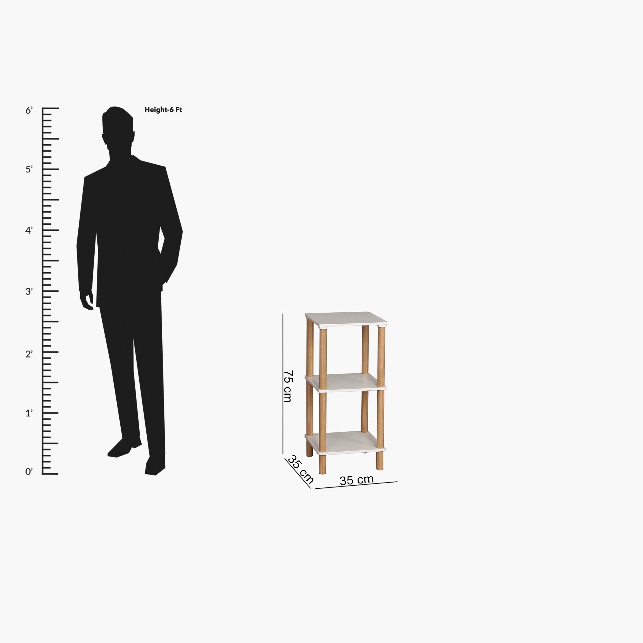 Lean 3-Tier Bookcase-hbxfurniture-office-bookcases-image-3