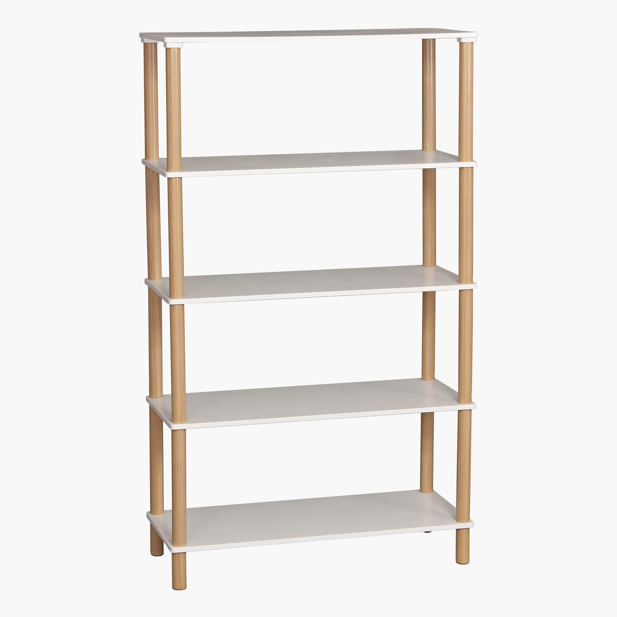 خزانة كتب كبيرة بـ5 أرفف من لين-hbxfurniture-office-bookcases-image-1