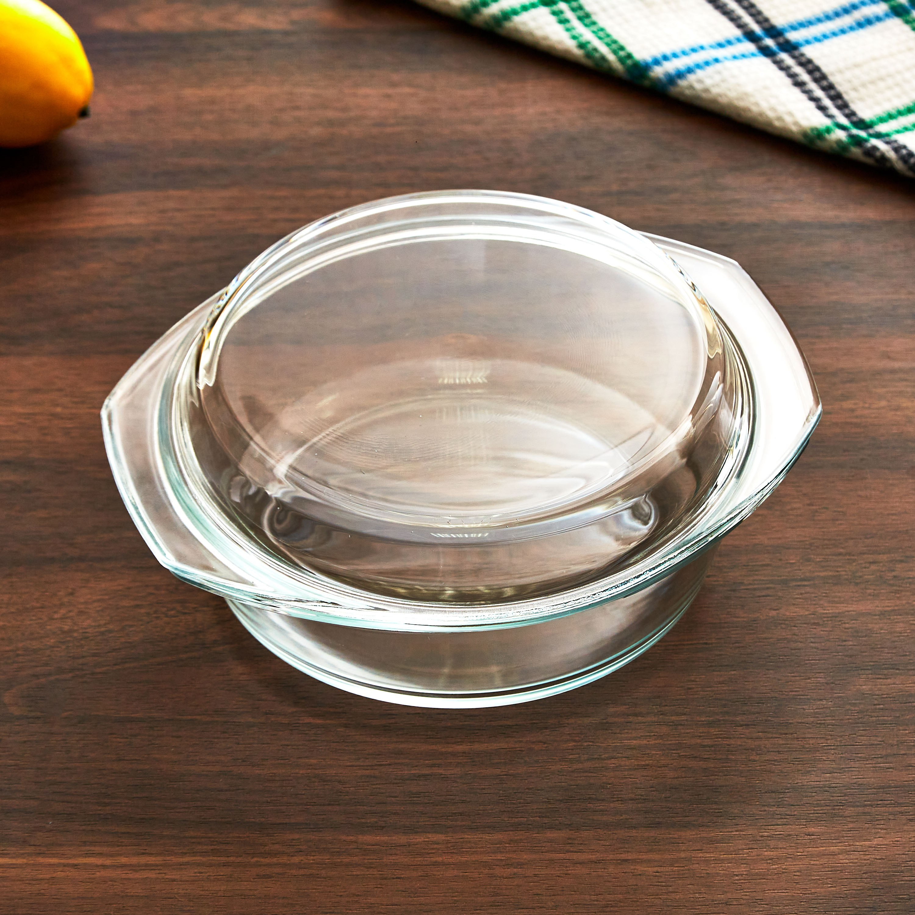 صحن خَبز مستدير بغطاء من بيكولوجي - 2 لتر-hbxkitchen-bakeware-image-1