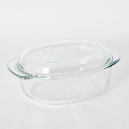 Bakeology Oval Baking Dish with Cover - 3.5 L