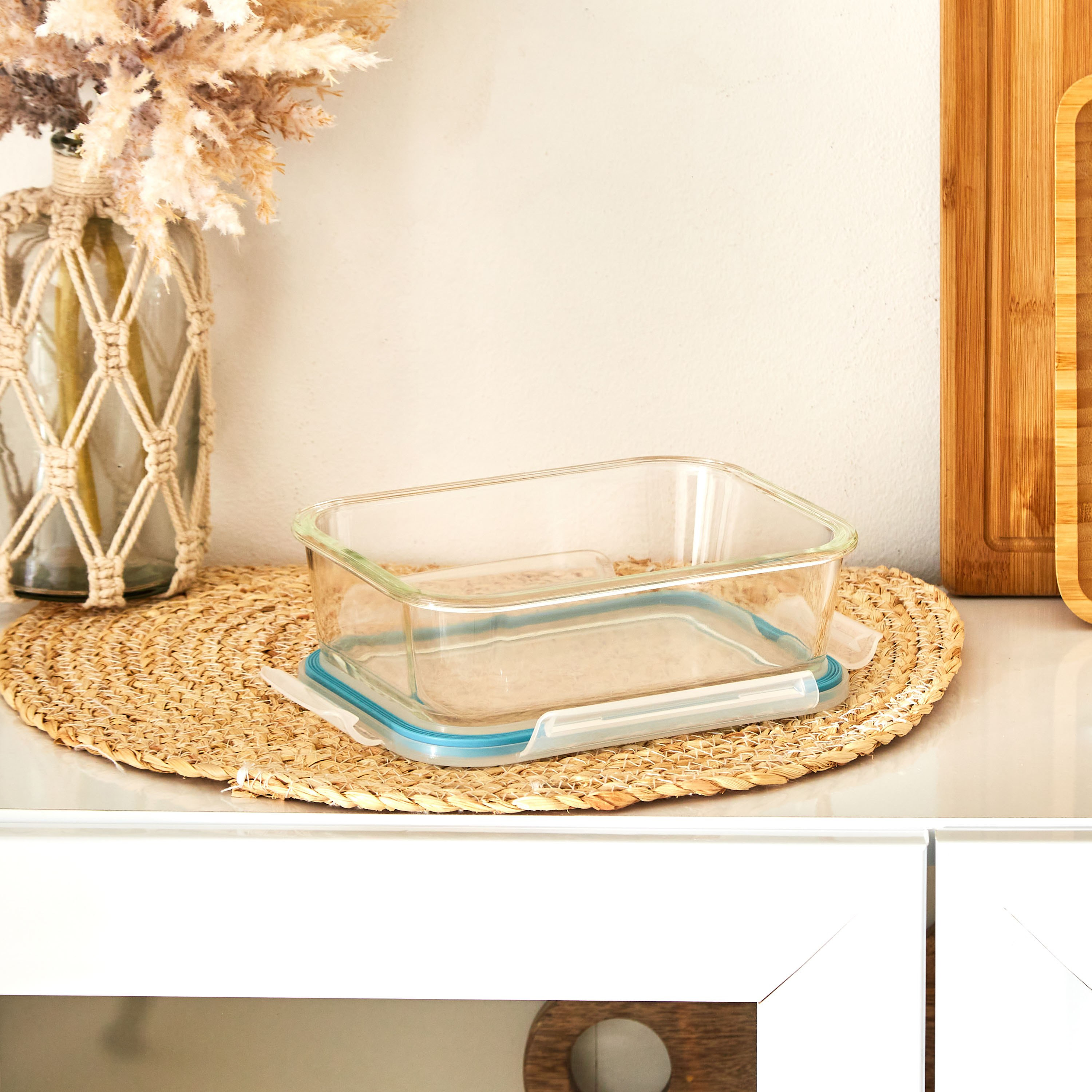 حاوية تخزين زجاج بوروسليكات مستطيلة من إمبريال - 1 لتر-hbxhomeware-hbxkitchen-image-2