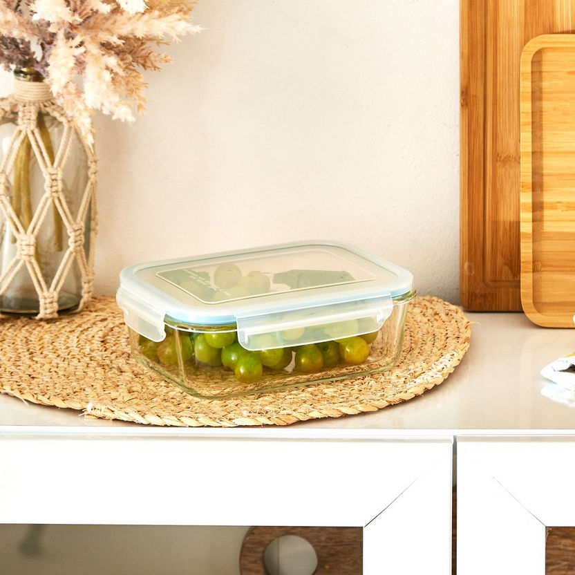 Imperial Rectangular Borosilicate Glass Storage Container - 1 L-Containers and Jars-image-0
