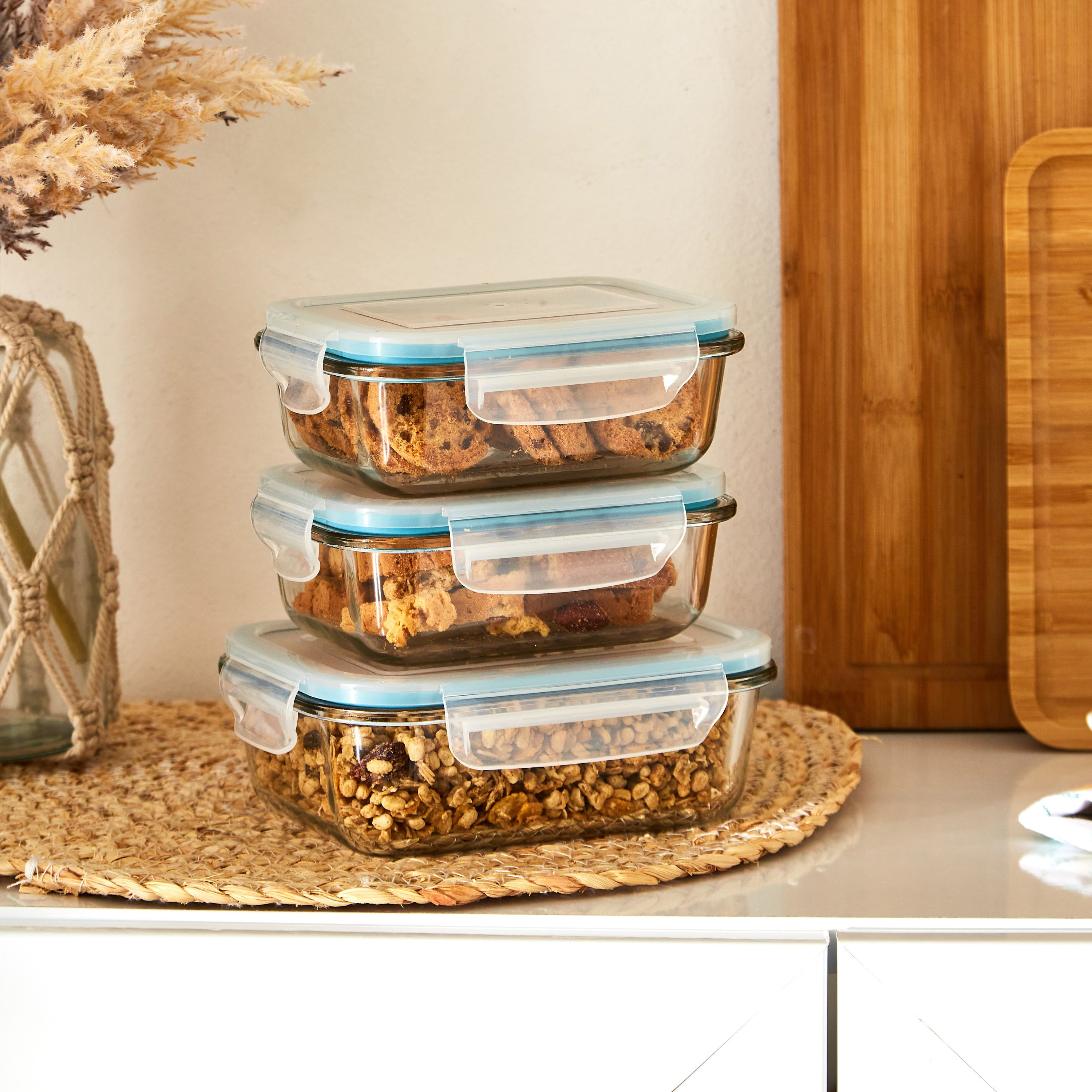 Imperial 3-Piece Glass Storage Container Set-hbxhomeware-hbxkitchen-image-1