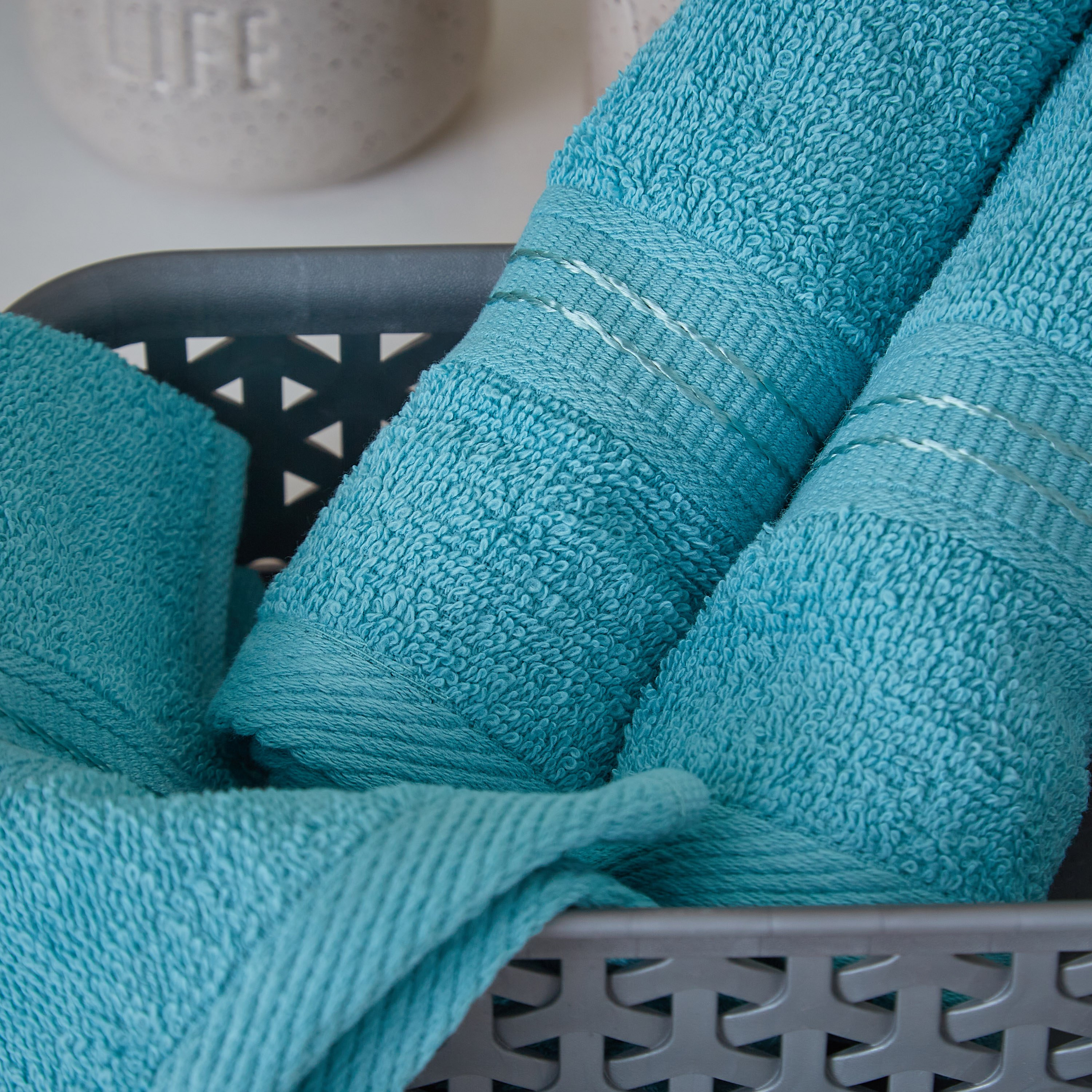 طقم مناشف وجه 4 قطع من إسينشيال - 30x30 سم-hbxbathroom-bathroomtextiles-image-3