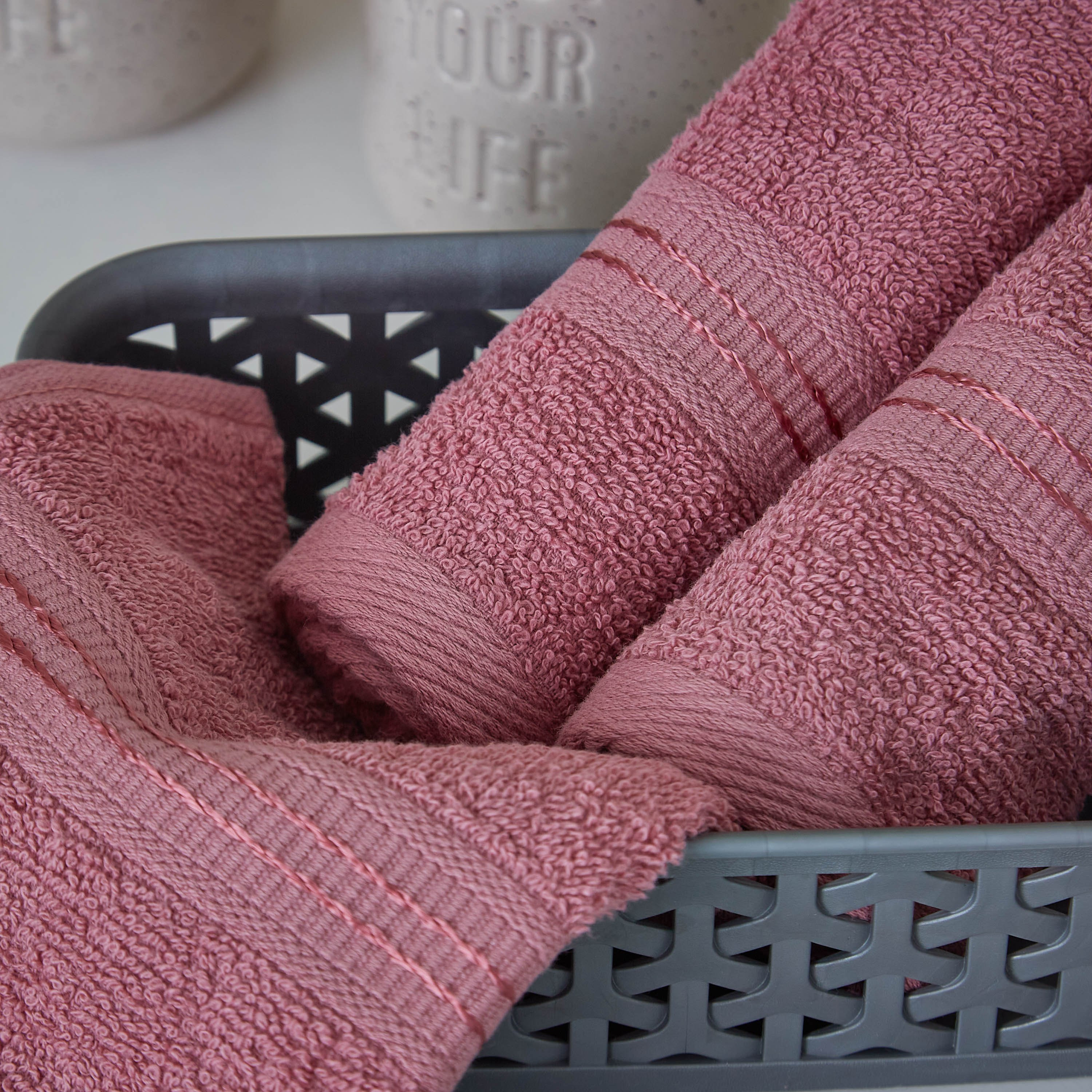طقم مناشف وجه 4 قطع من إسينشيال - 30x30 سم-hbxbathroom-bathroomtextiles-image-3