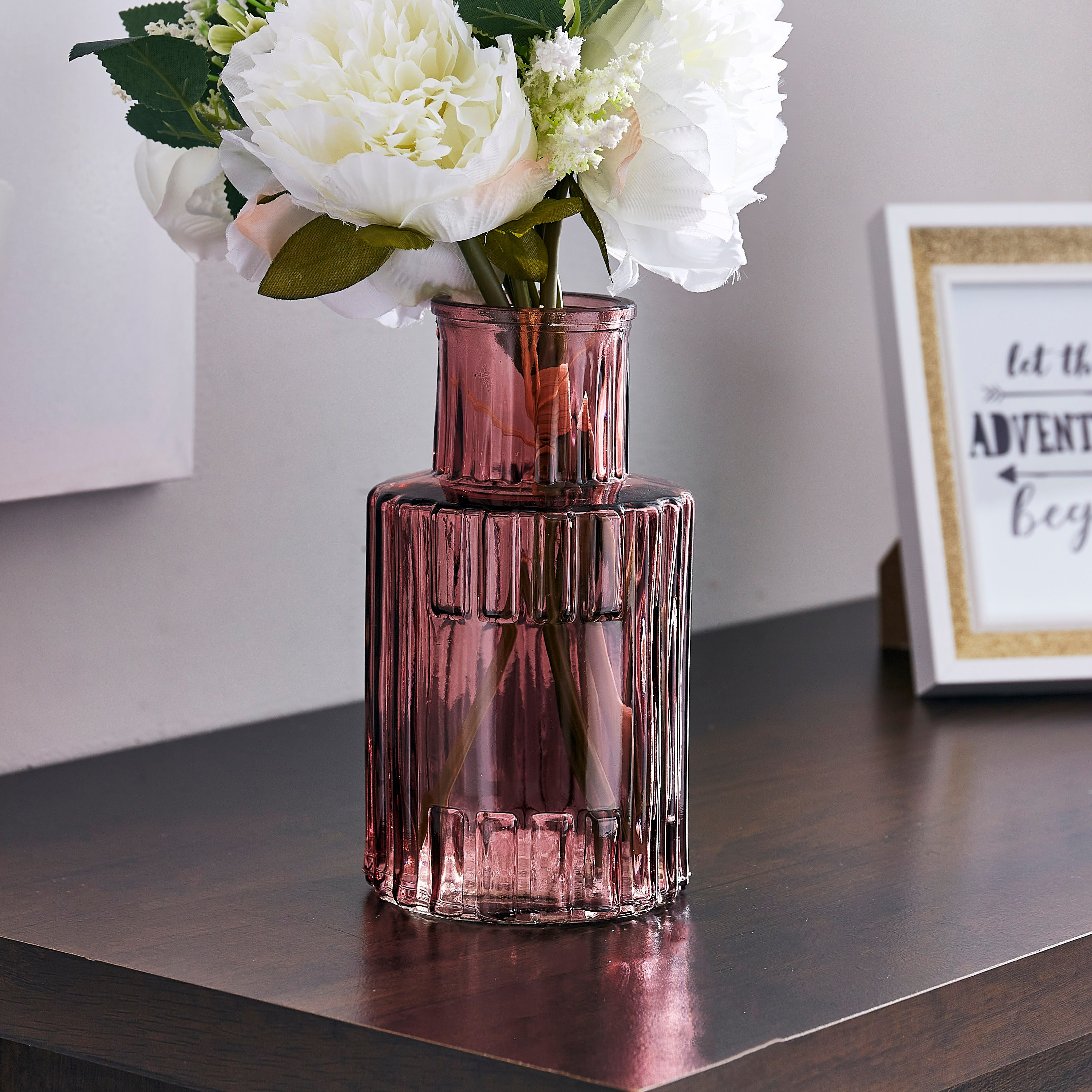 مزهريّة زجاجيّة من كلايد - 9.5x18.2 سم-hbxbedroom-decorandaccessories-vases-image-1