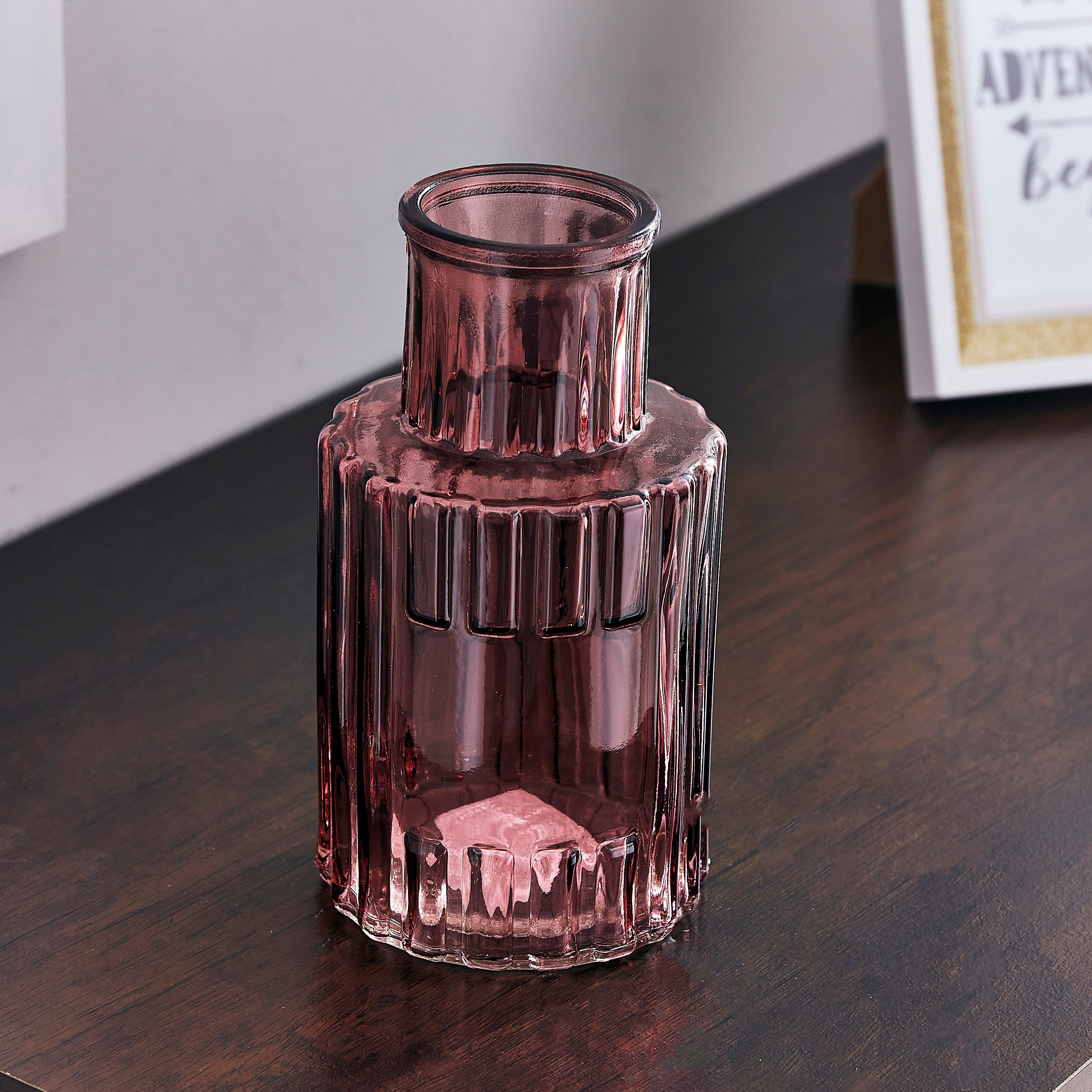 مزهريّة زجاجيّة من كلايد - 9.5x18.2 سم-hbxbedroom-decorandaccessories-vases-image-2