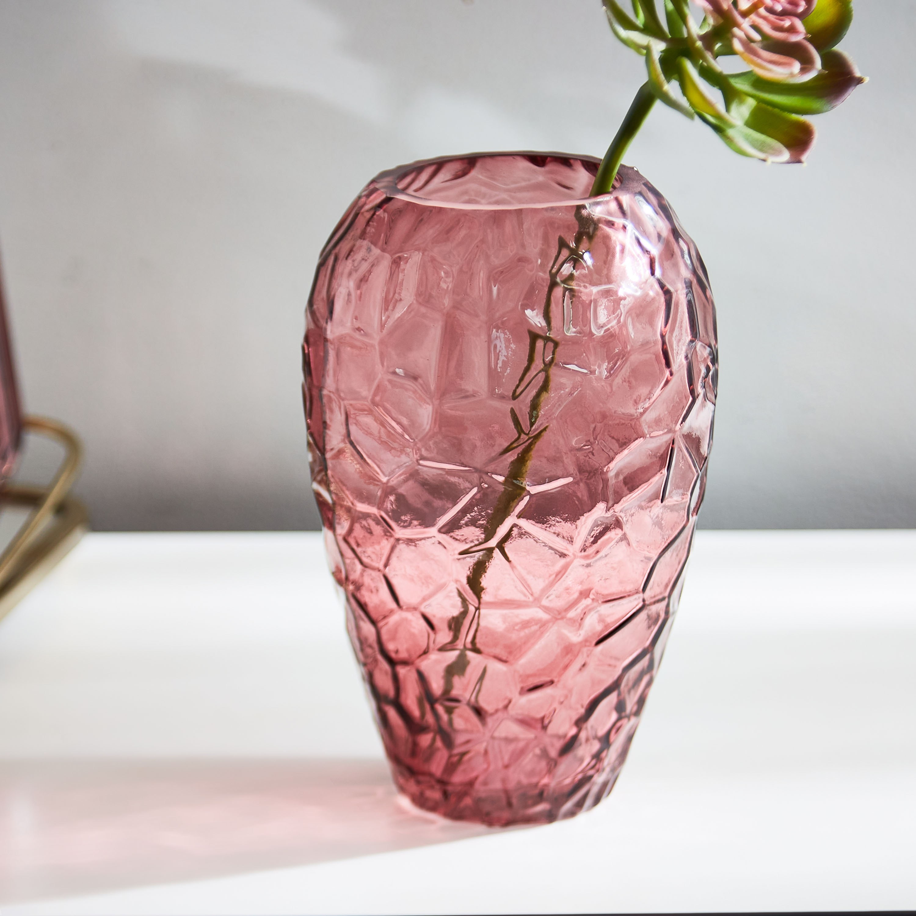 مزهريّة زجاجيّة من كلايد - 12x19.3 سم-hbxbedroom-decorandaccessories-vases-image-1