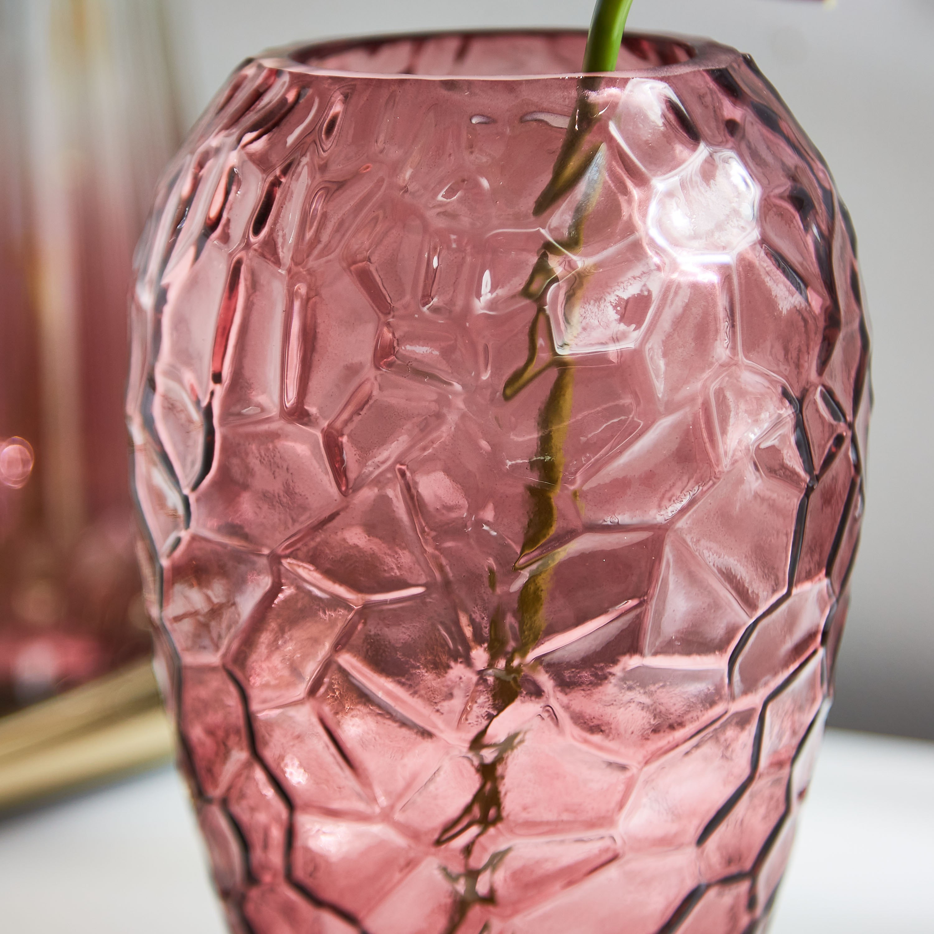 مزهريّة زجاجيّة من كلايد - 12x19.3 سم-hbxbedroom-decorandaccessories-vases-image-2