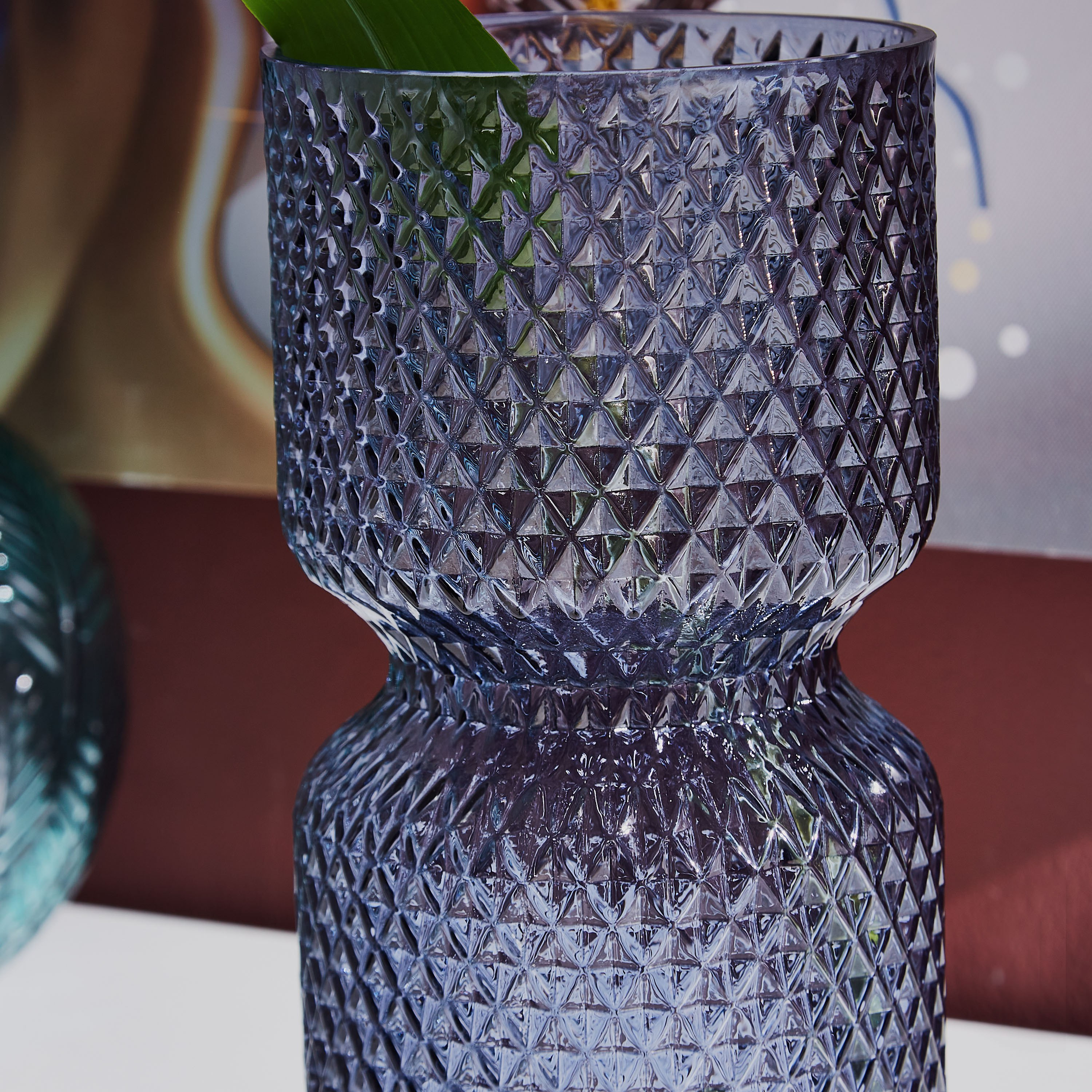 مزهريّة زجاجيّة من كلايد - 12x25 سم-hbxbedroom-decorandaccessories-vases-image-2