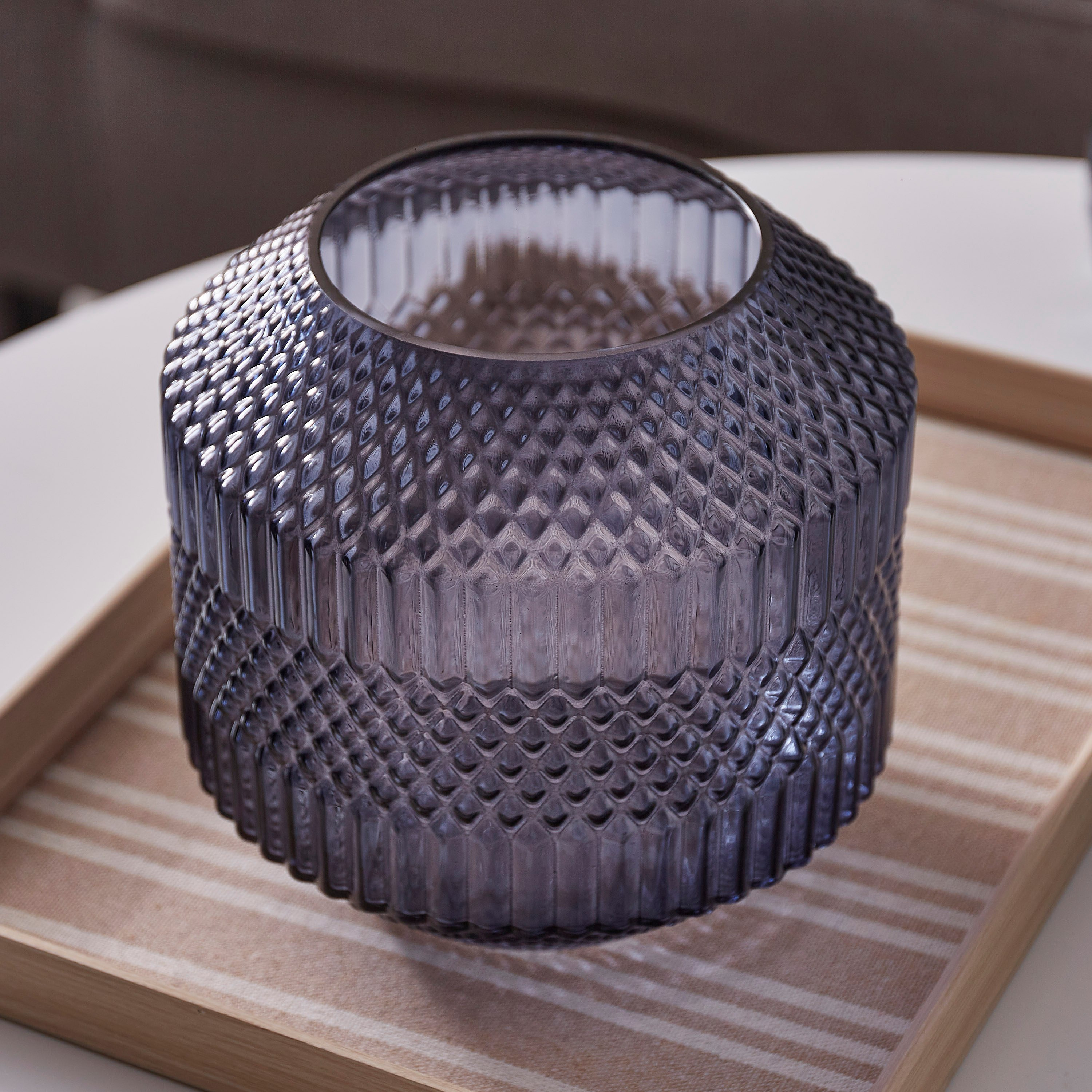 مزهريّة زجاجيّة من كلايد - 20.5x19.8 سم-hbxbedroom-decorandaccessories-vases-image-2