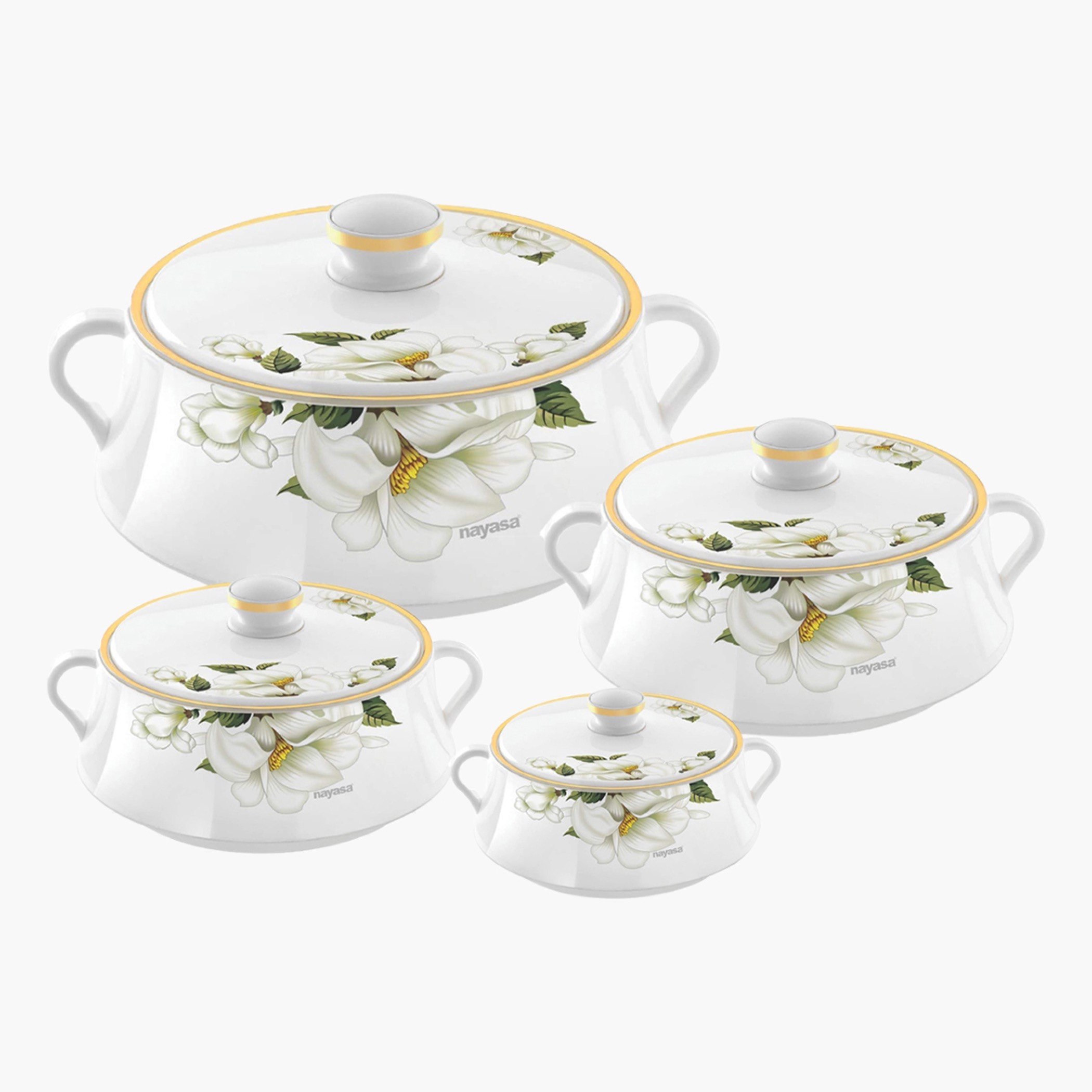 طقم كسرولة من أكورد لورينزو - 4 قطع-hbxdecorandfurnishings-tabletop-serveware-image-2