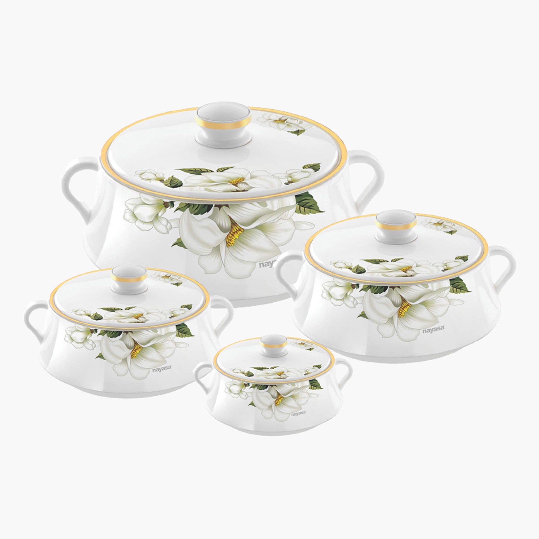 طقم كسرولة من أكورد لورينزو - 4 قطع-hbxdecorandfurnishings-tabletop-serveware-image-3