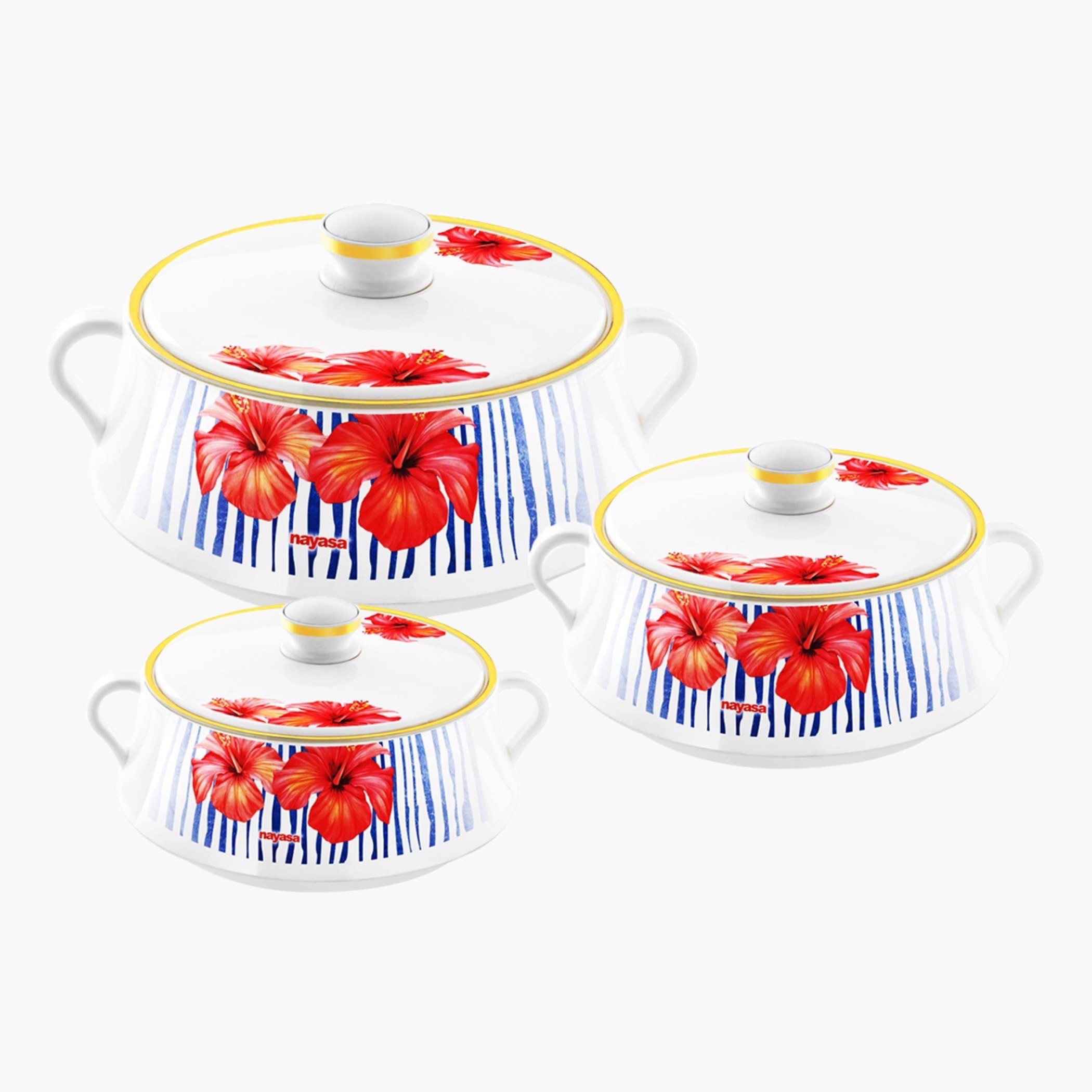 طقم كسرولة من أكورد لورينزو - 3 قطع-hbxdecorandfurnishings-tabletop-serveware-image-2