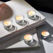 Atlanta Glass Tria Clear Tealight - Set of 5-Candleholders-thumbnail-0