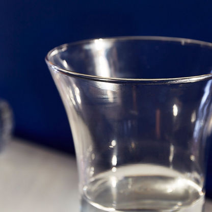 Atlanta Clear Glass Hourglass Vase