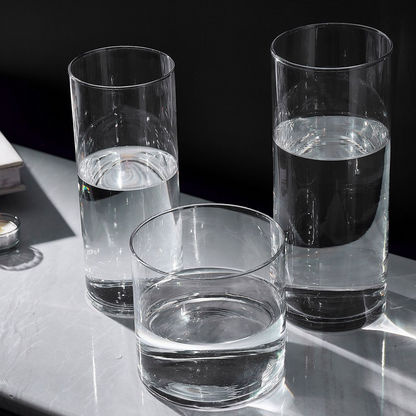 Atlanta Cylindrical Glass Vase - Set of 3