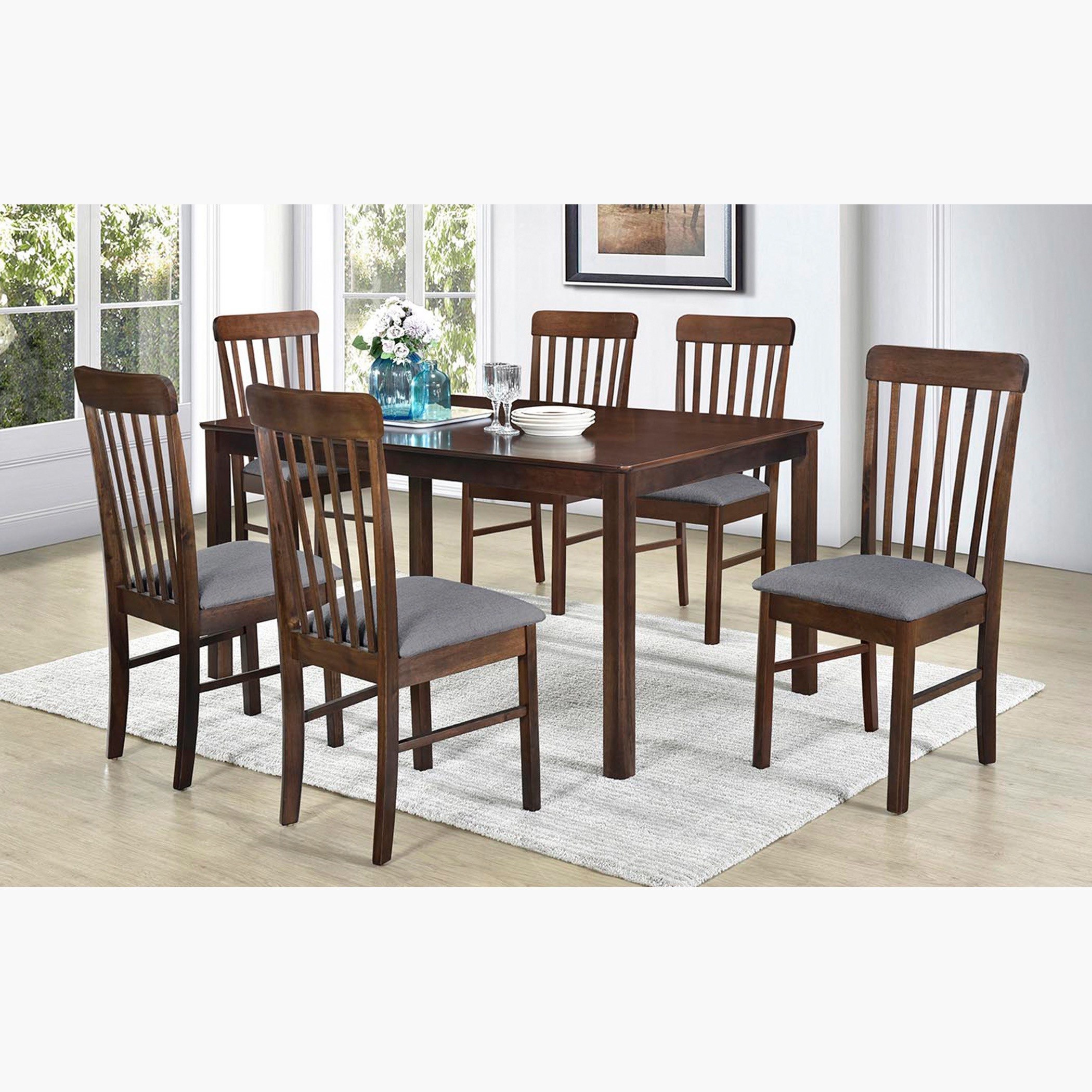 طقم سفرة 6 مقاعد من بوسطن-hbxfurniture-diningtablesandsets-diningsets-sixseater-image-1
