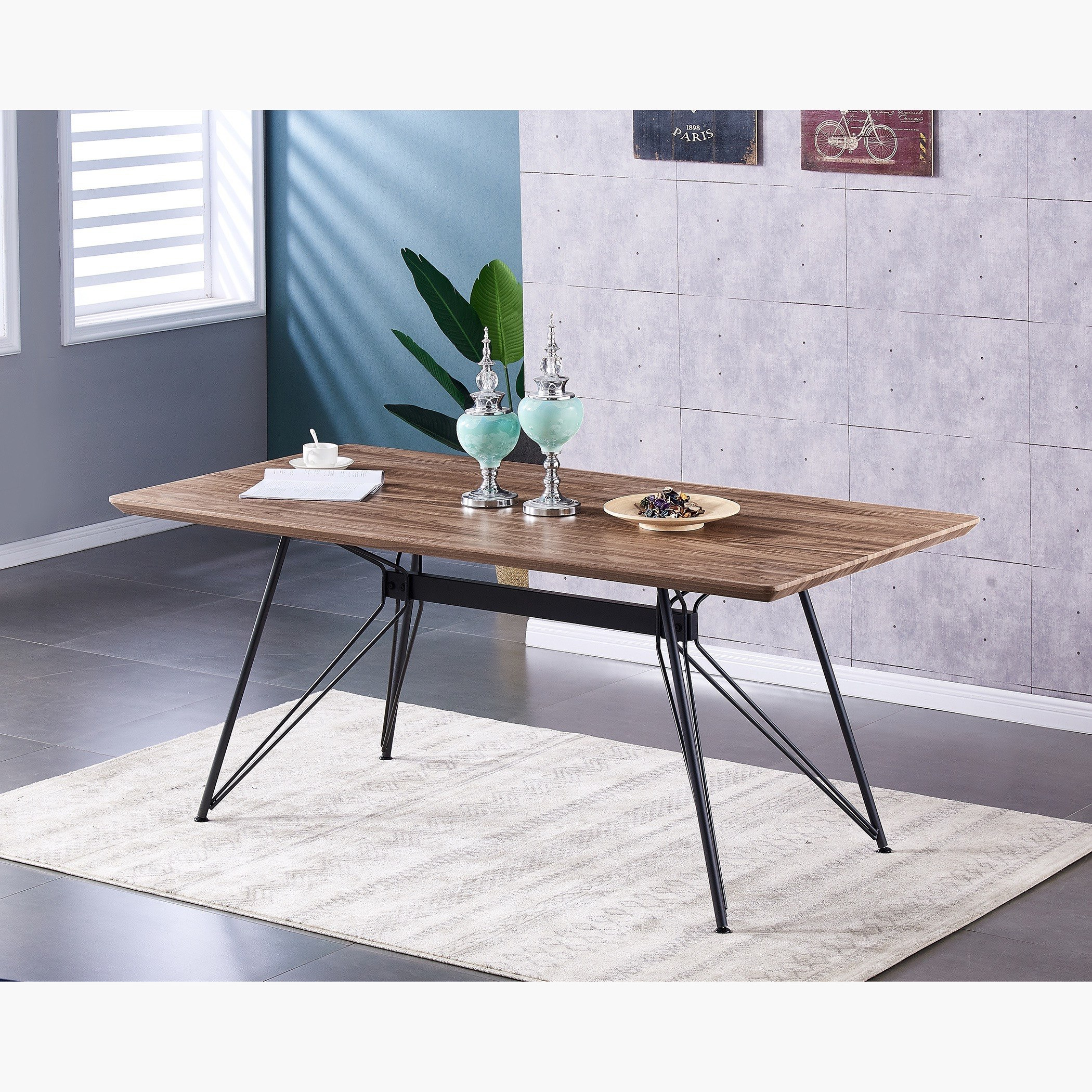 Miro 6-Seater Dining Set-hbxfurniture-diningtablesandsets-diningsets-sixseater-image-2