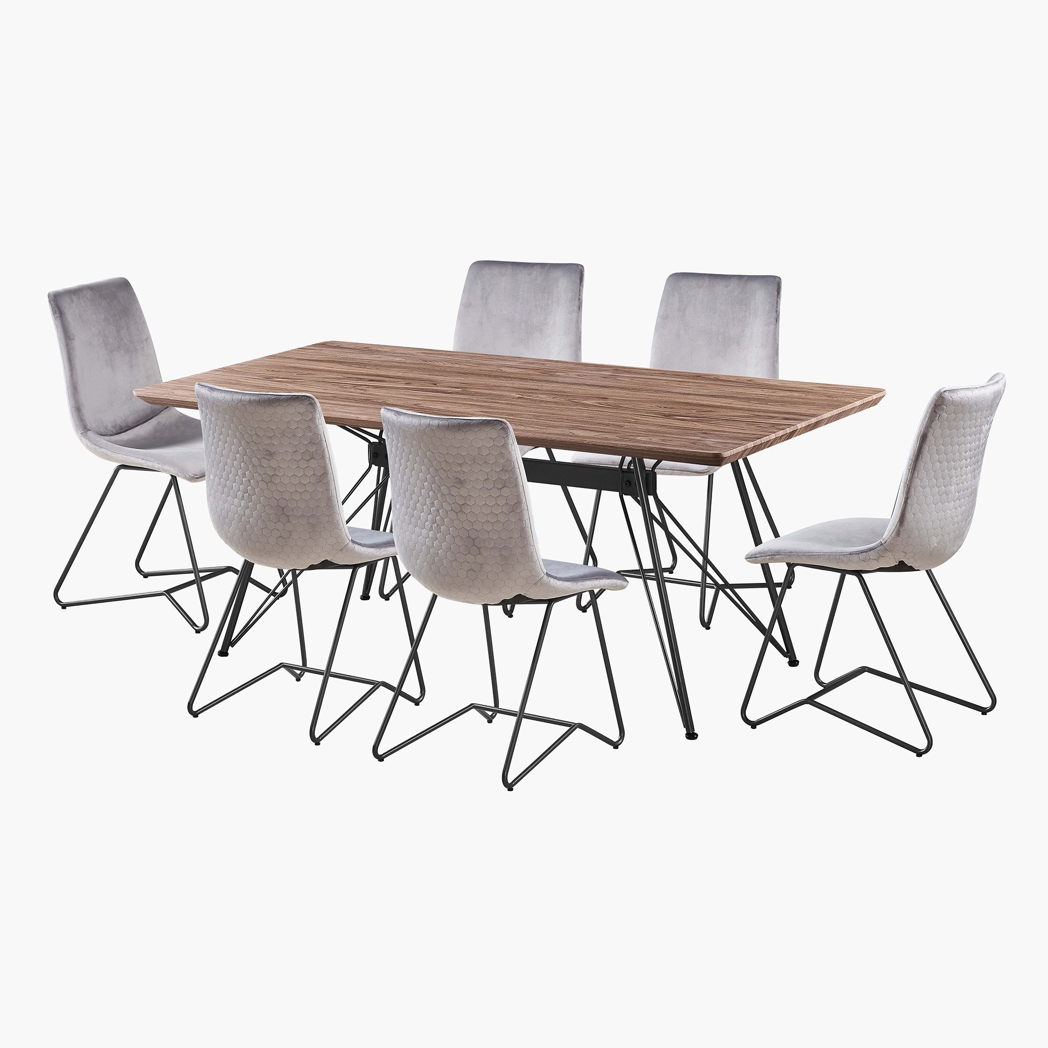 Miro 6-Seater Dining Set-hbxfurniture-diningtablesandsets-diningsets-sixseater-image-3