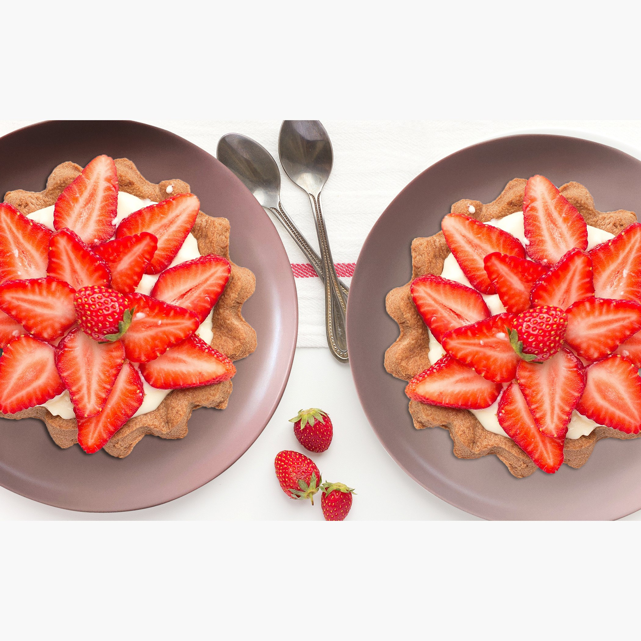 Feast Melamine Terracotta Exquise Dessert Plate - 18 cm-hbxdecorandfurnishings-tabletop-crockery-image-1