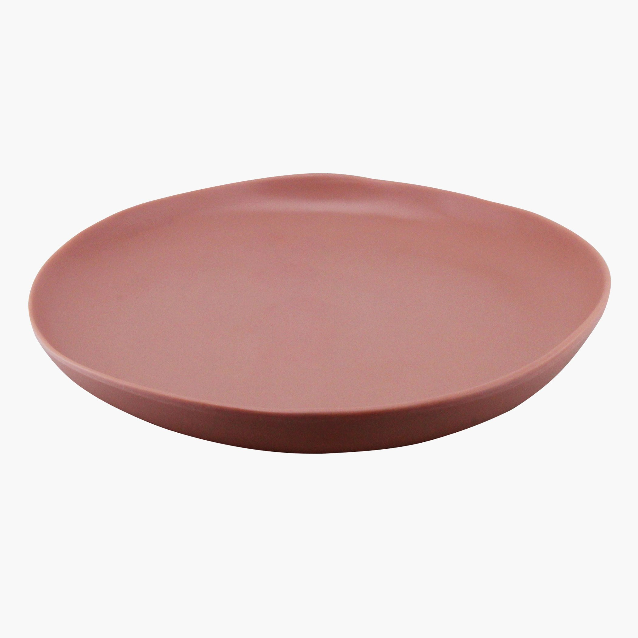 Feast Melamine Terracotta Exquise Dessert Plate - 18 cm-hbxdecorandfurnishings-tabletop-crockery-image-2