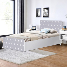 سرير بتصميم نجمة من فانيلا - 90x190 سم