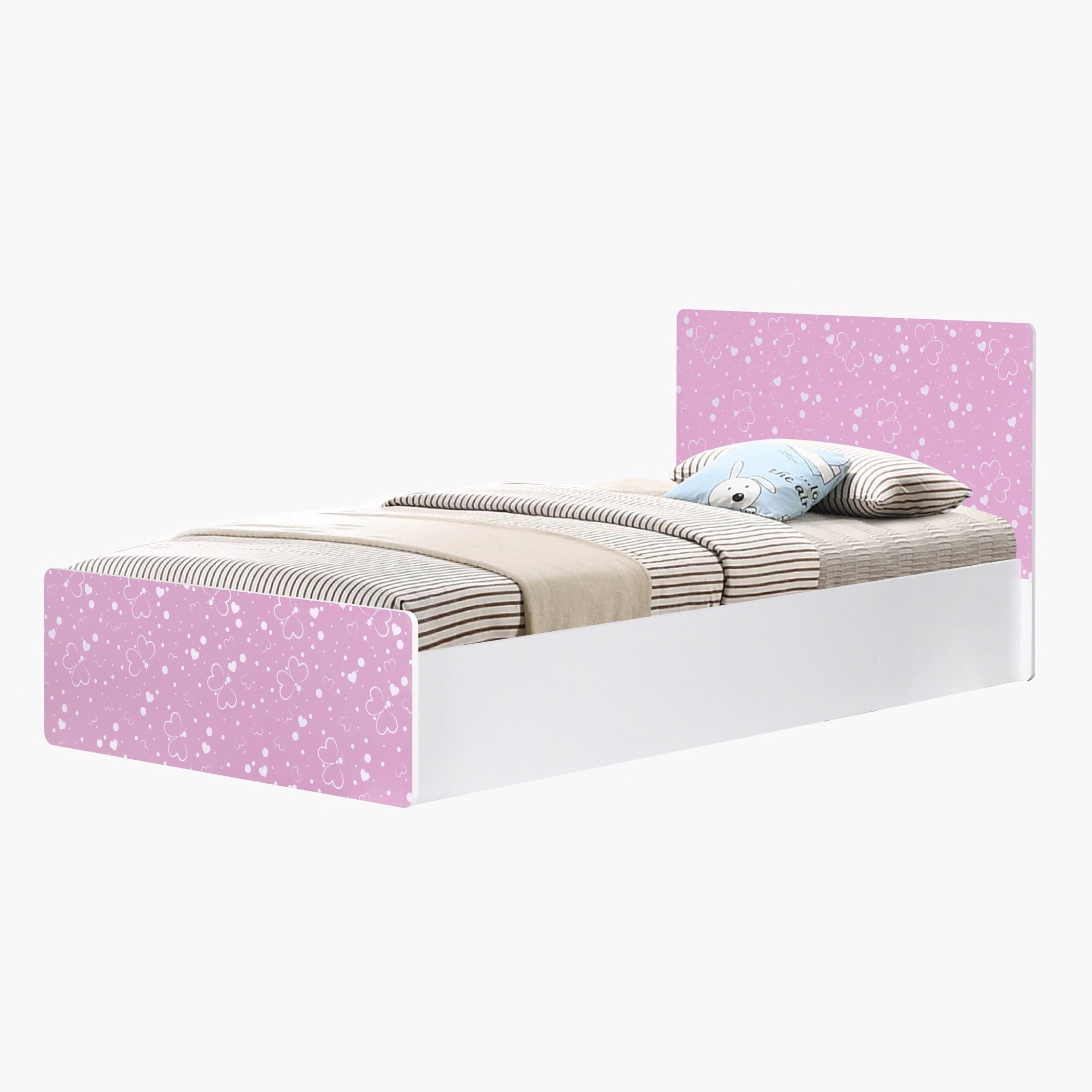 سرير بتصميم فراشة من فانيلا - 90x190 سم-hbxfurniture-bedsandbedsets-beds-single-image-2