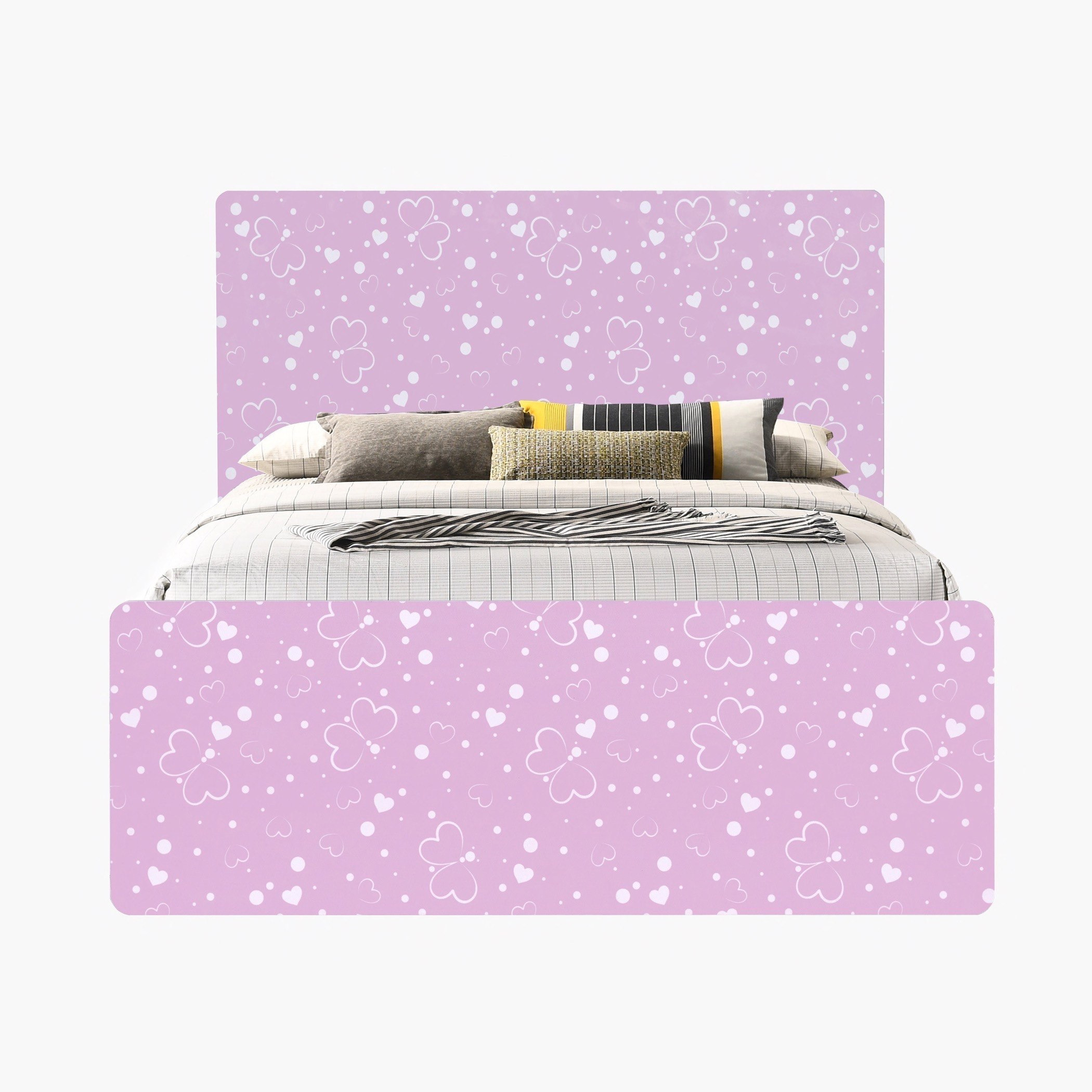 سرير بتصميم فراشة من فانيلا - 90x190 سم-hbxfurniture-bedsandbedsets-beds-single-image-3