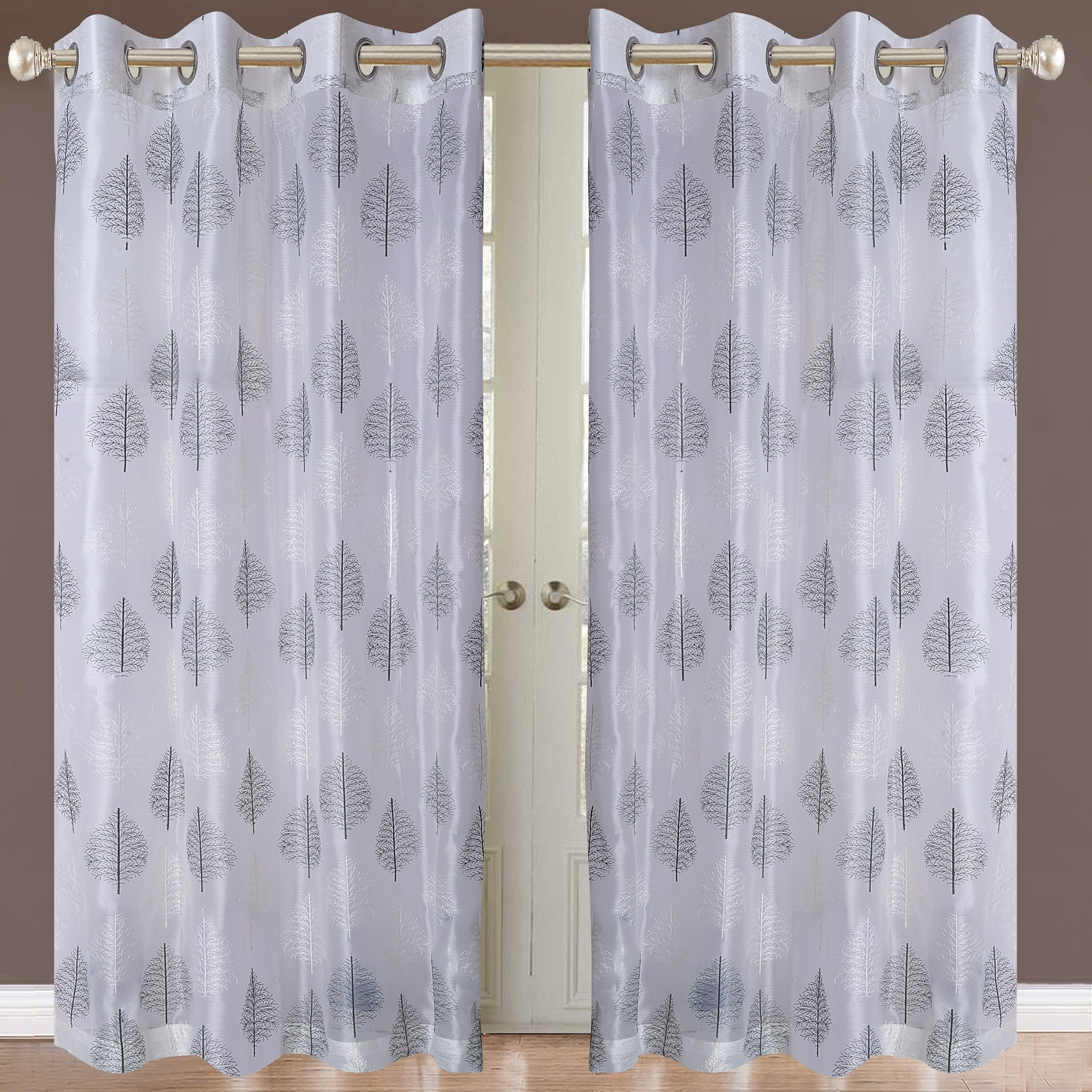 طقم ستائر مطرزة شفافة من قطعتين من فيرن- 130x240 سم-hbxhomeware-hbxdecorandfurnishings-image-1