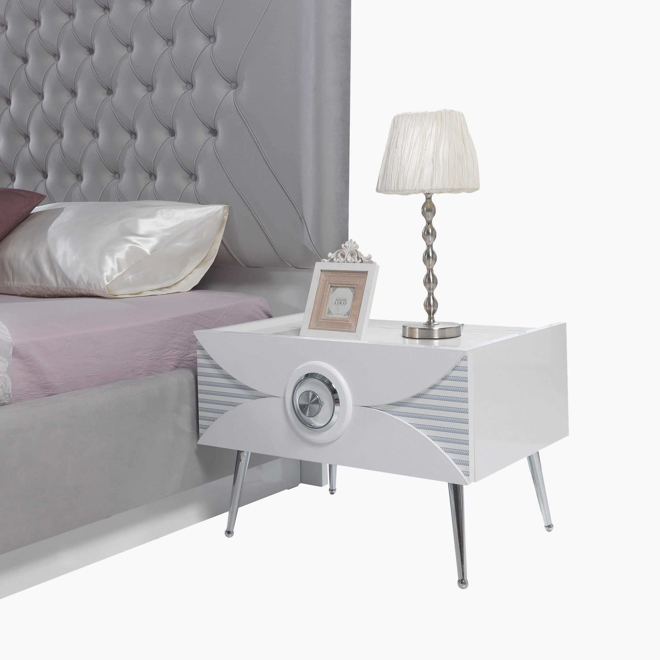 Asos 6-Piece King Bedroom Set - 180x200 cm-hbxbedroom-bedsandbedsets-bedroomsets-king-image-13