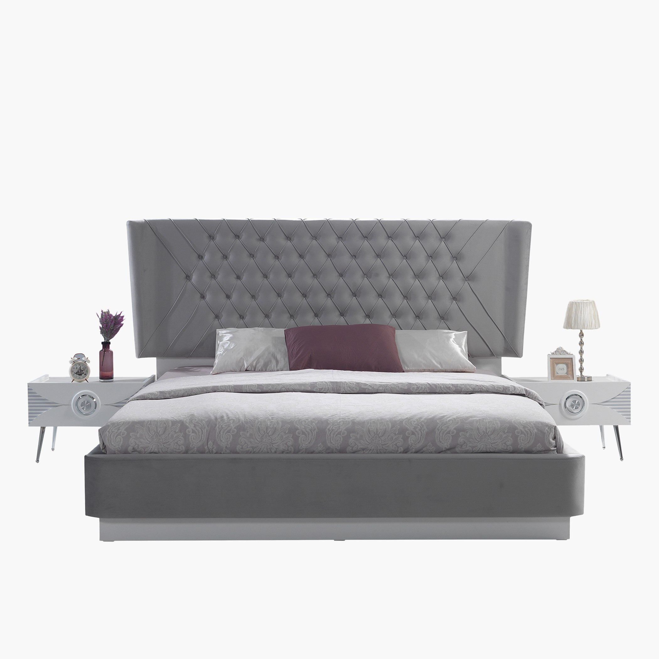 Asos 6-Piece King Bedroom Set - 180x200 cm-hbxbedroom-bedsandbedsets-bedroomsets-king-image-2