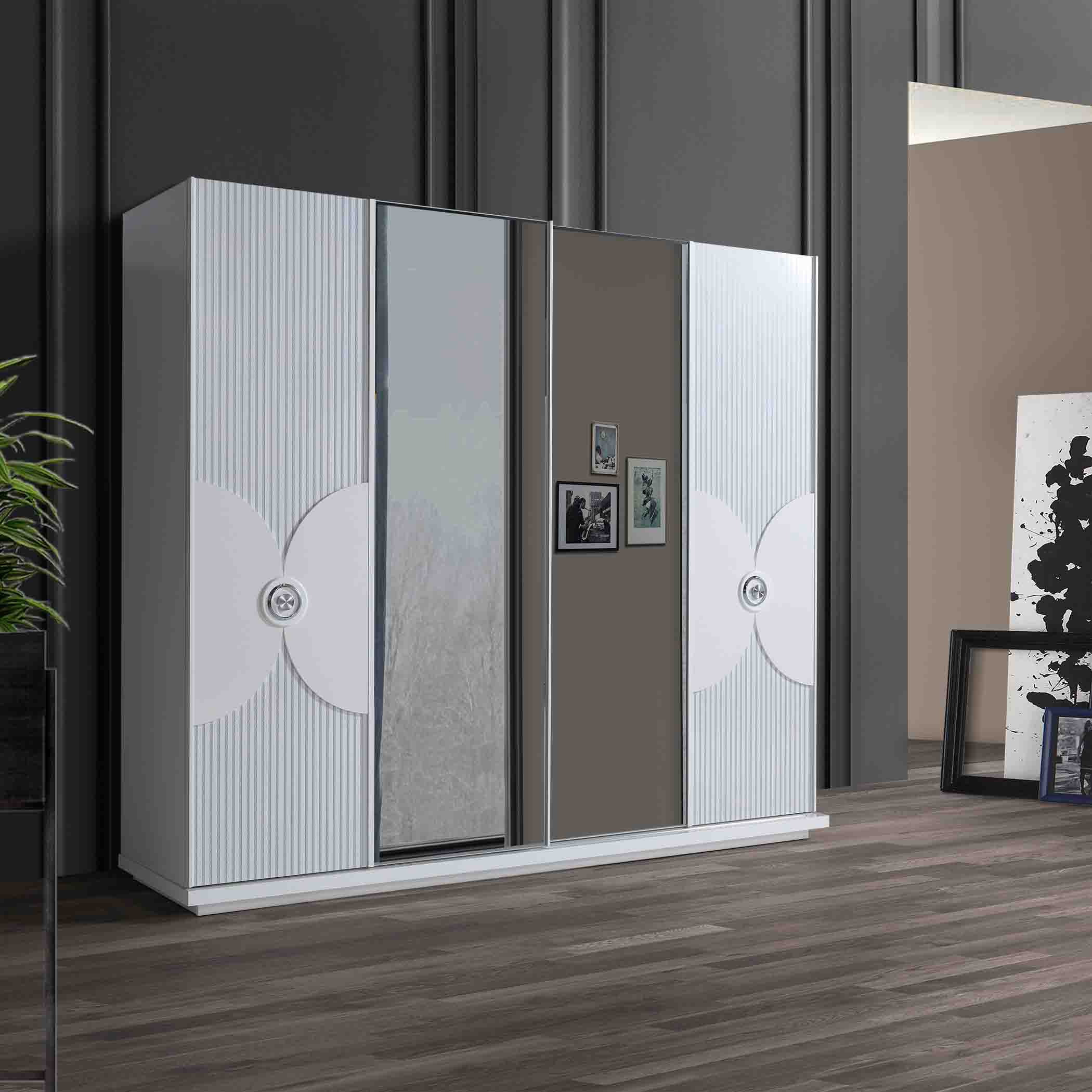 خزانة ملابس بباب انزلاقي مع مرآتين من اسوس-hbxfurniture-wardrobes-image-1