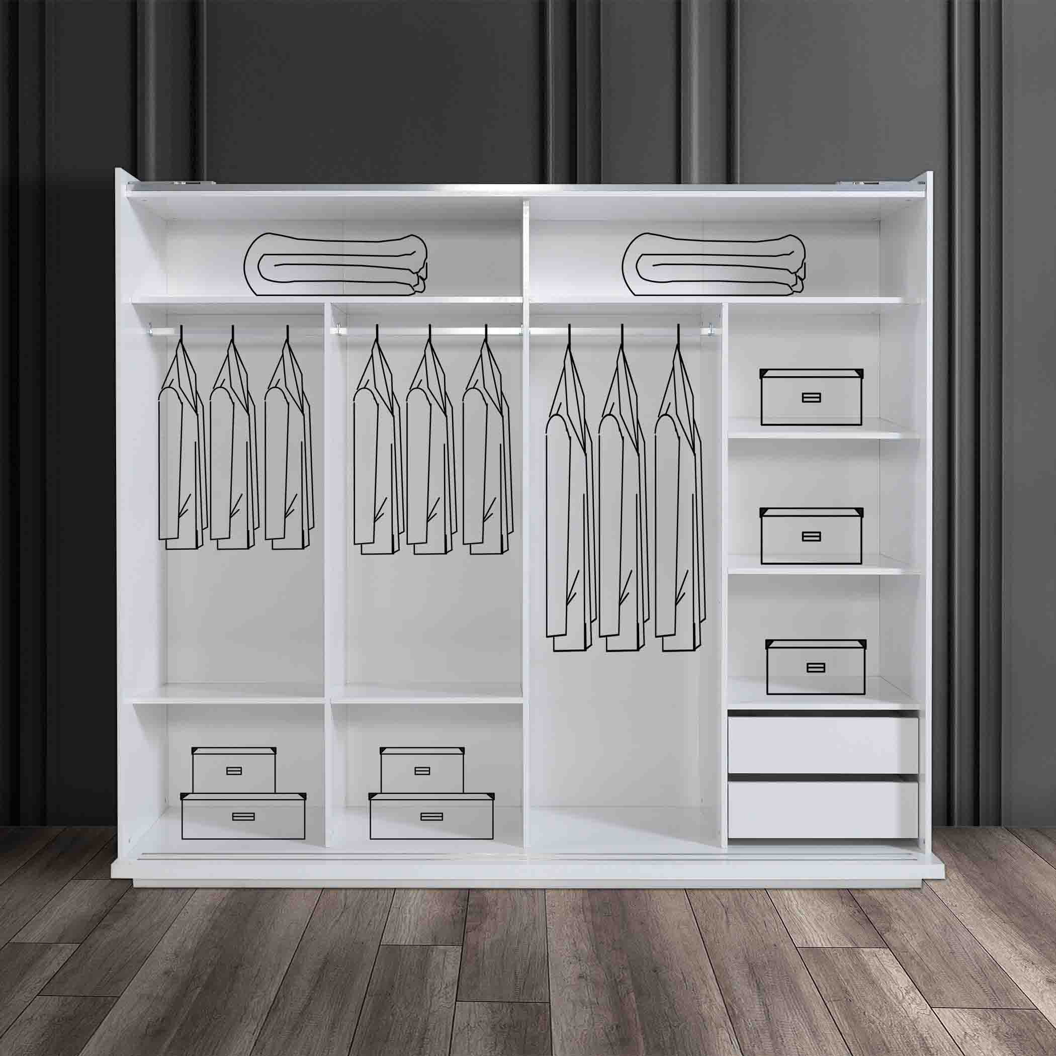خزانة ملابس بباب انزلاقي مع مرآتين من اسوس-hbxfurniture-wardrobes-image-2
