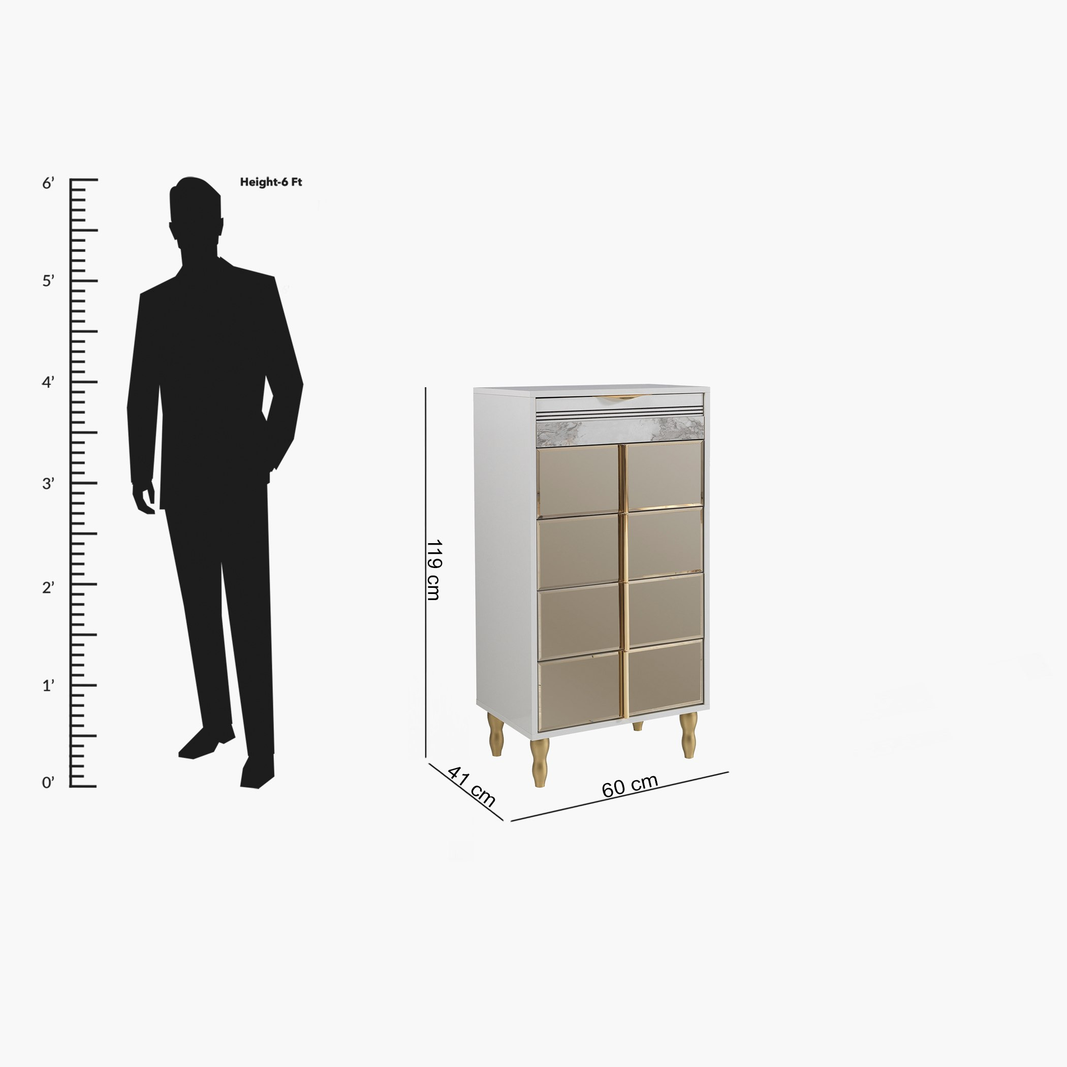 وحدة 4 أدراج من أتيليه-hbxfurniture-dressersandchests-chestofdrawers-image-7