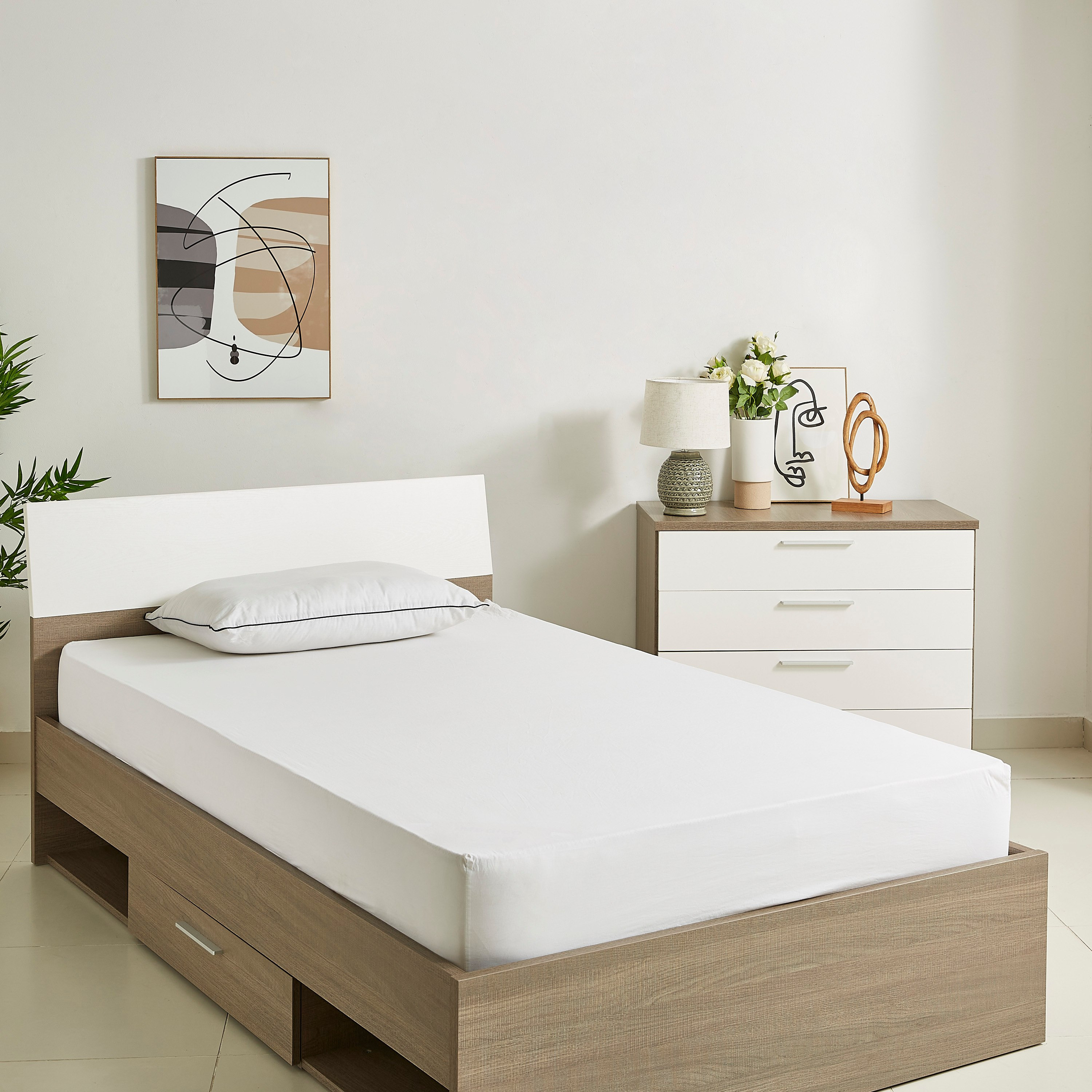 مرتبة مزدوجة بنوابض جيبيّة آي بولس - 120x200x25 سم-hbxfurniture-mattresses-twin-image-9