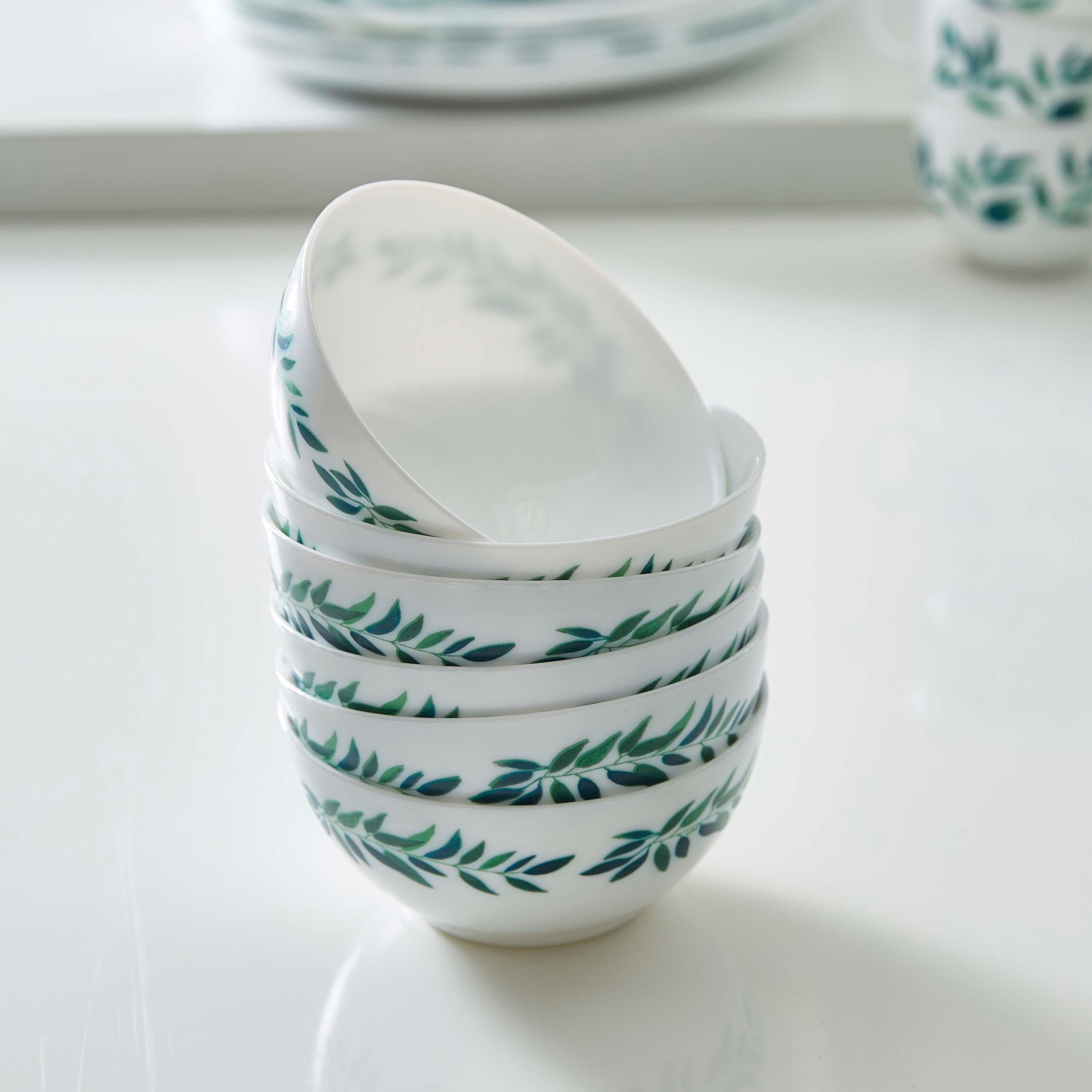 طقم مستلزمات مائدة بتصميم ورق الشجر من لومينارك - 46 قطعة-hbxhomeware-hbxkitchen-image-3