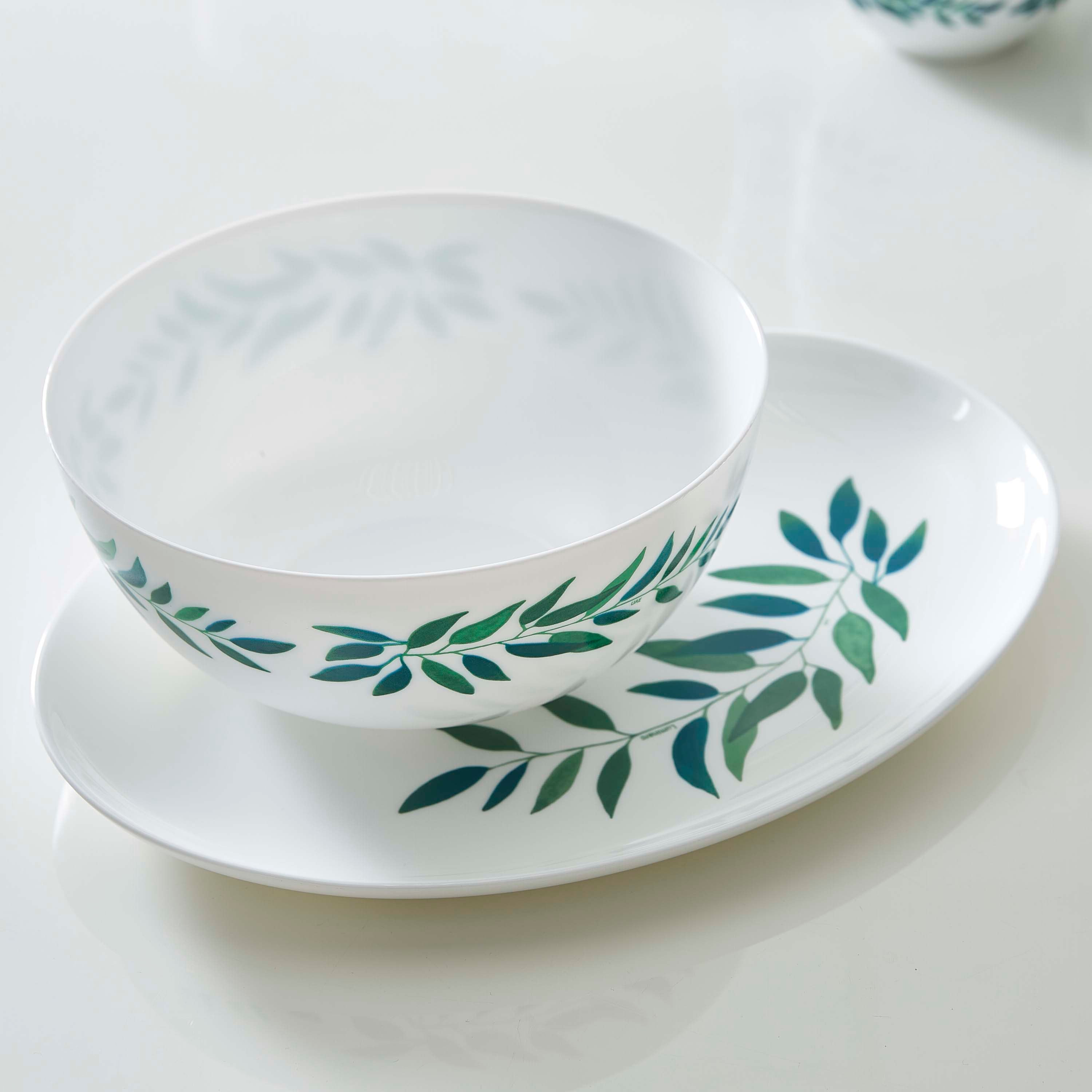 طقم مستلزمات مائدة بتصميم ورق الشجر من لومينارك - 46 قطعة-hbxhomeware-hbxkitchen-image-4