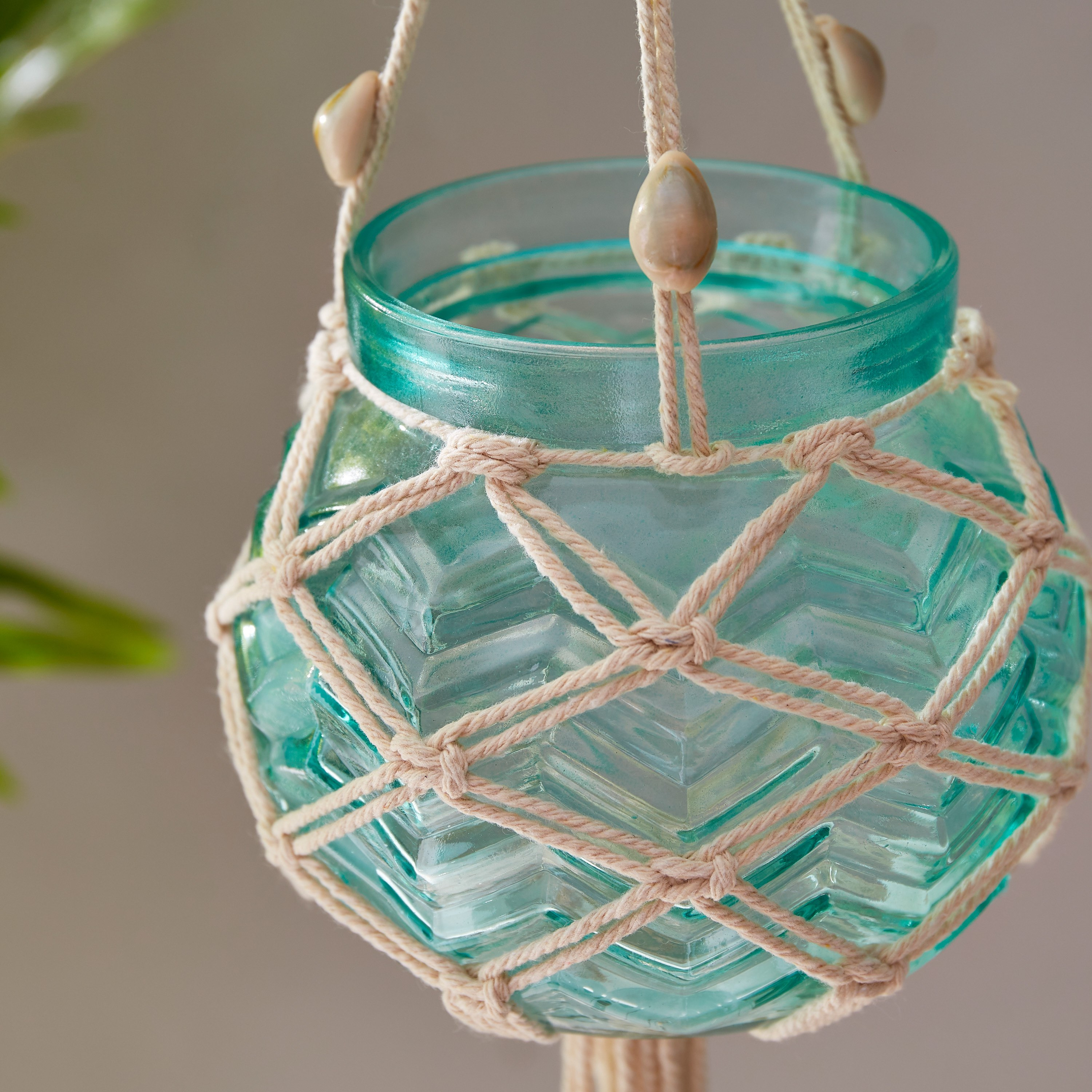 حامل شموع فوتيف زجاج مرشوش من سكيري - 12x11 سم-hbxlivingroom-decorandaccessories-candleholders-image-3