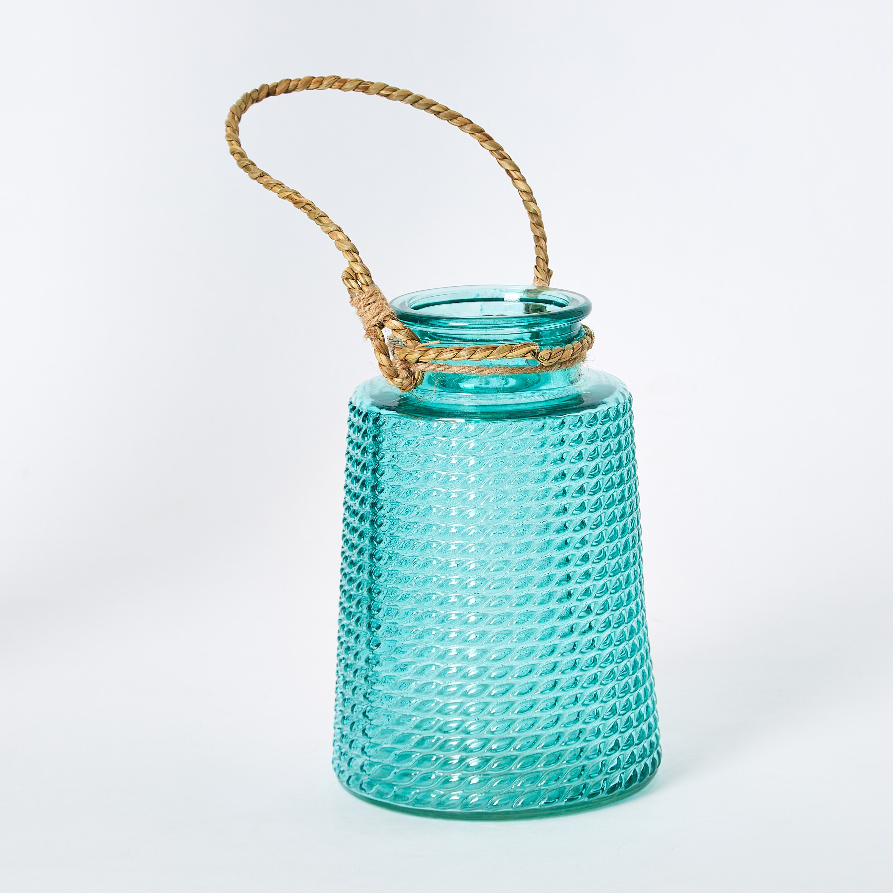 Skerry Glass Candleholder with Bamboo Handle - 18 cm-hbxlivingroom-decorandaccessories-candleholders-image-6